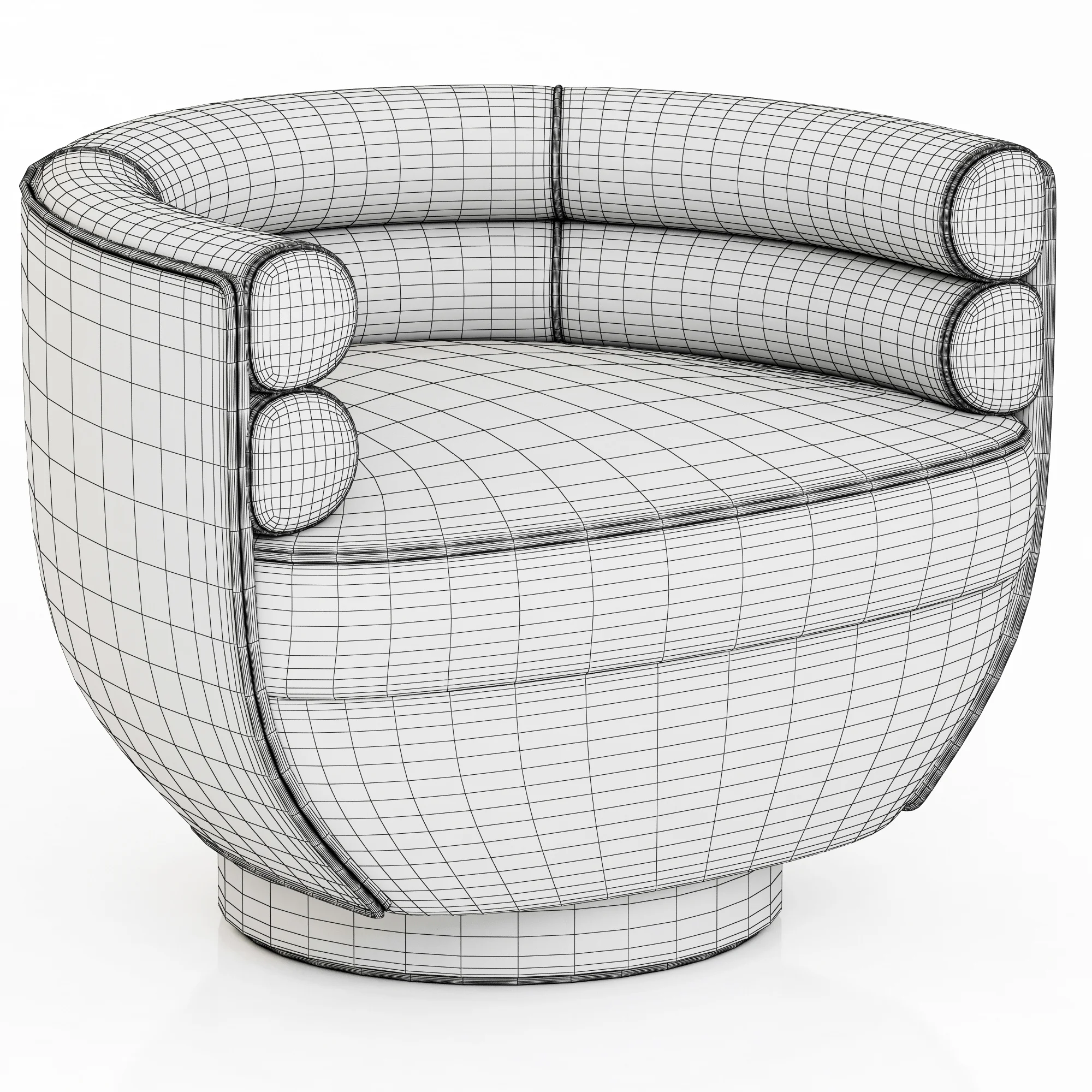 Delightfull Jobim Armchair — 3D model preview 6