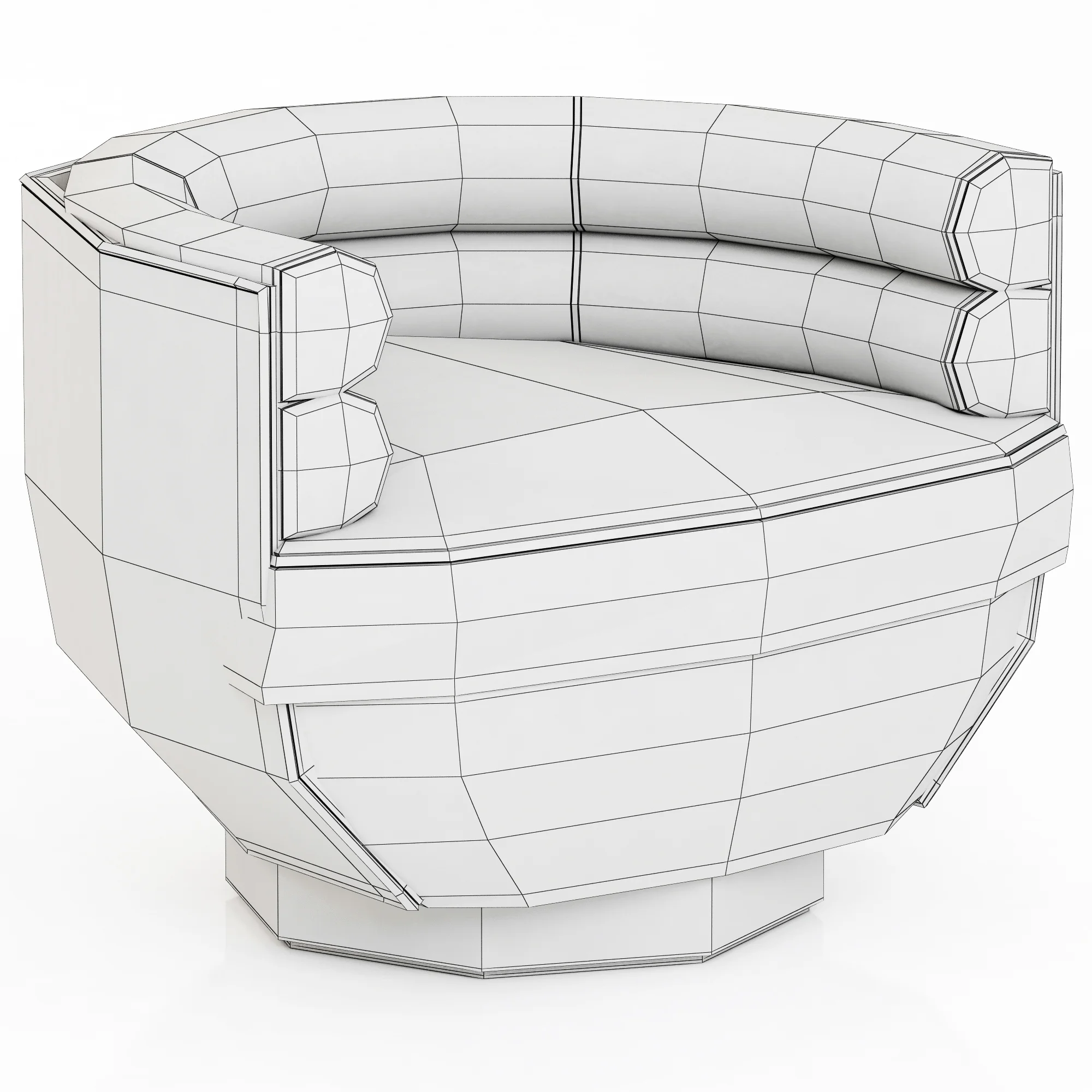 Delightfull Jobim Armchair — 3D model preview 7