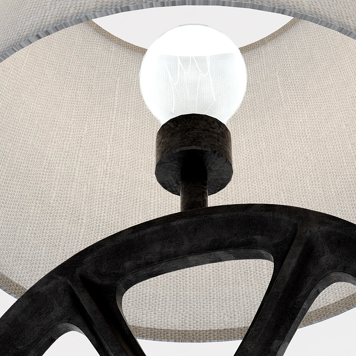 Restoration Hardware Gearworks Table Lamp Base — 3D model preview 3
