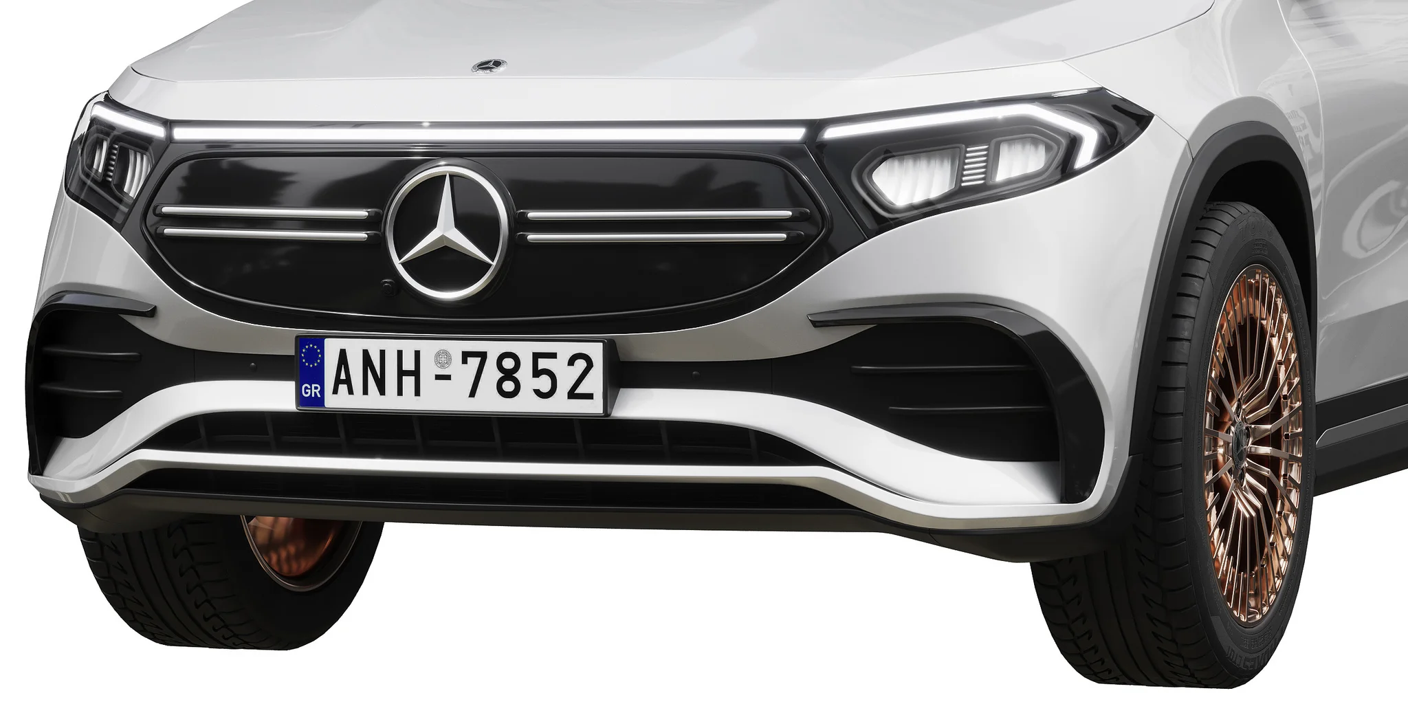 Mercedes Benz EQA, 3D model preview 2
