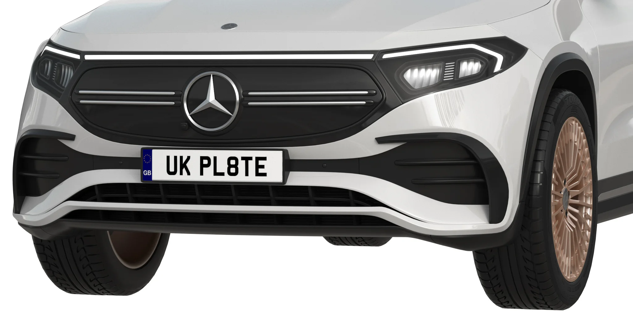 Mercedes Benz EQA, 3D model preview 4