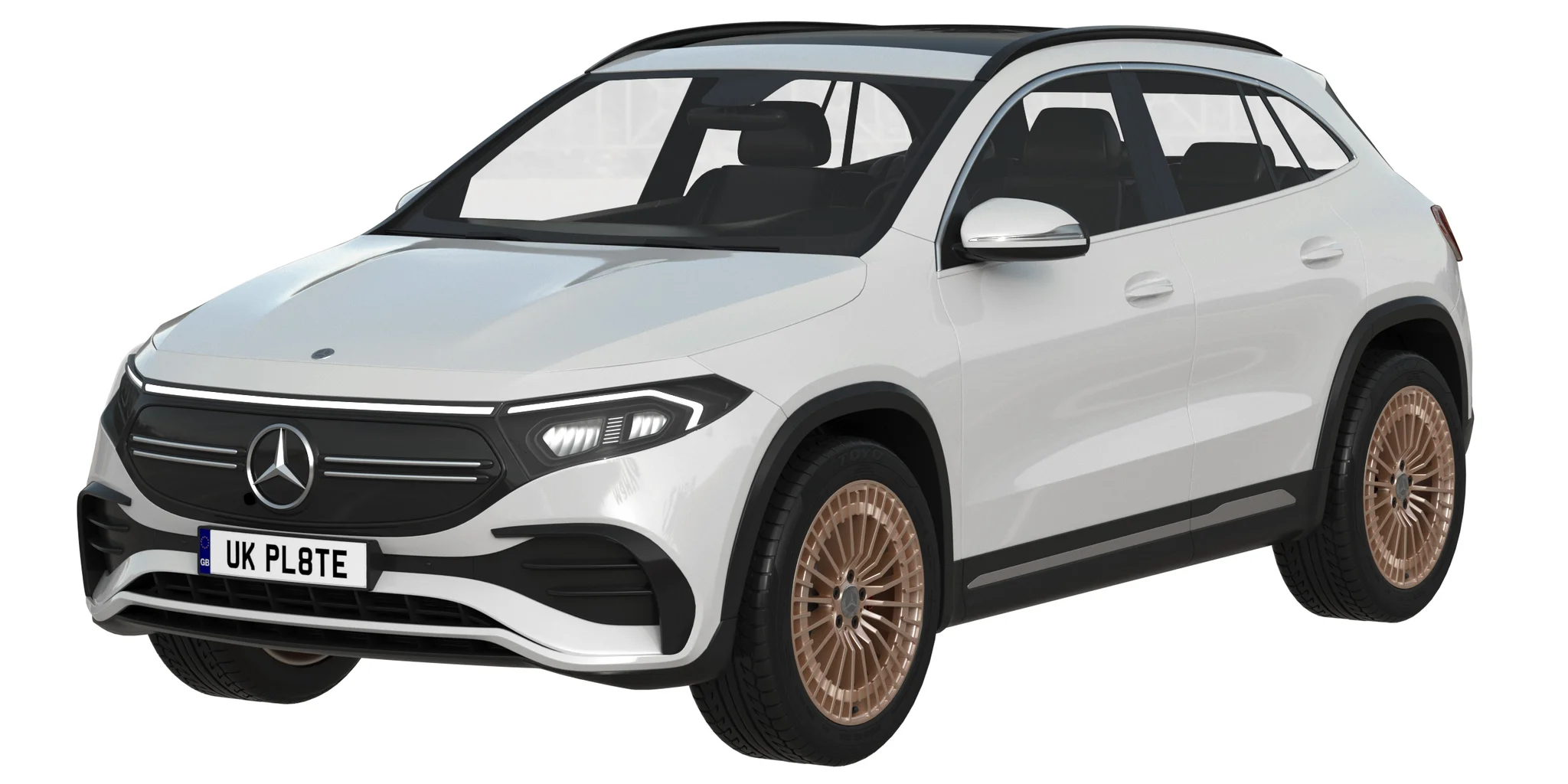 Mercedes Benz EQA, 3D model preview 13