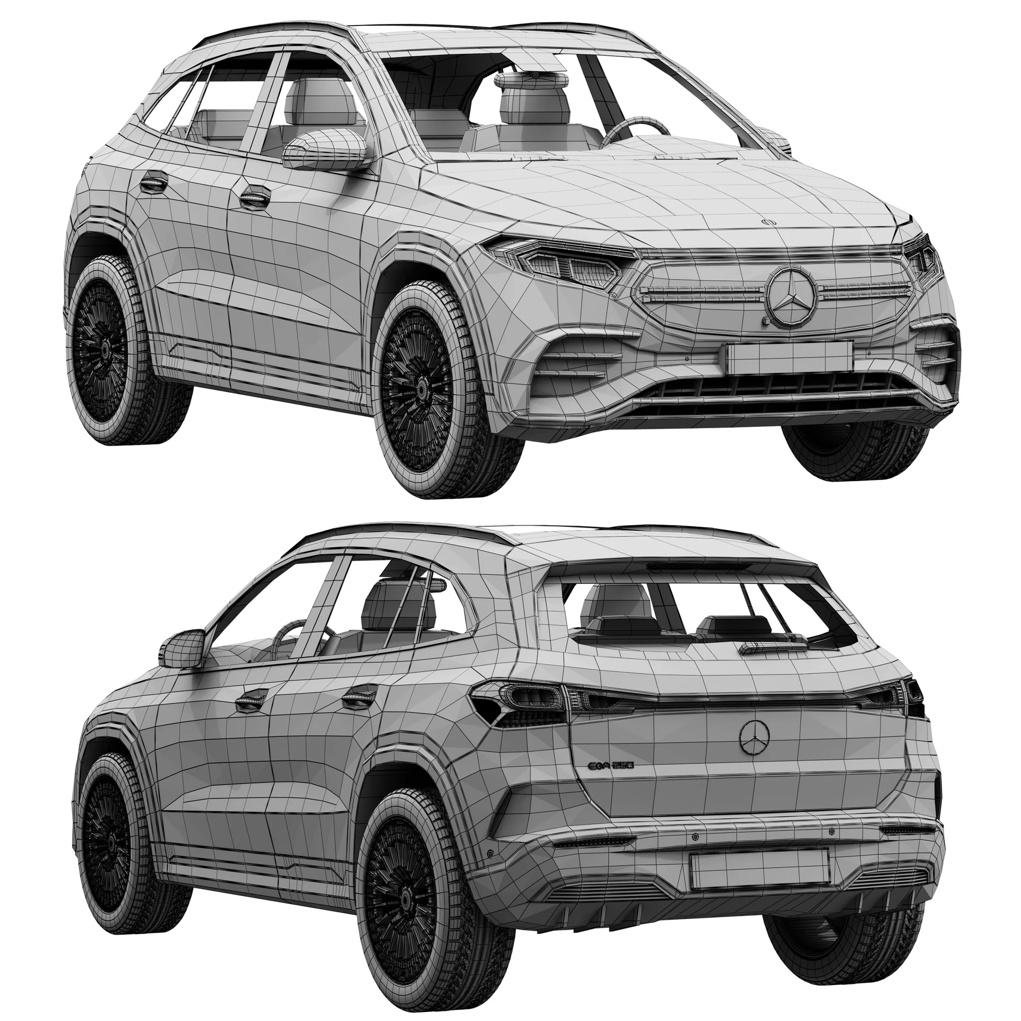 Mercedes Benz EQA, 3D model preview 18