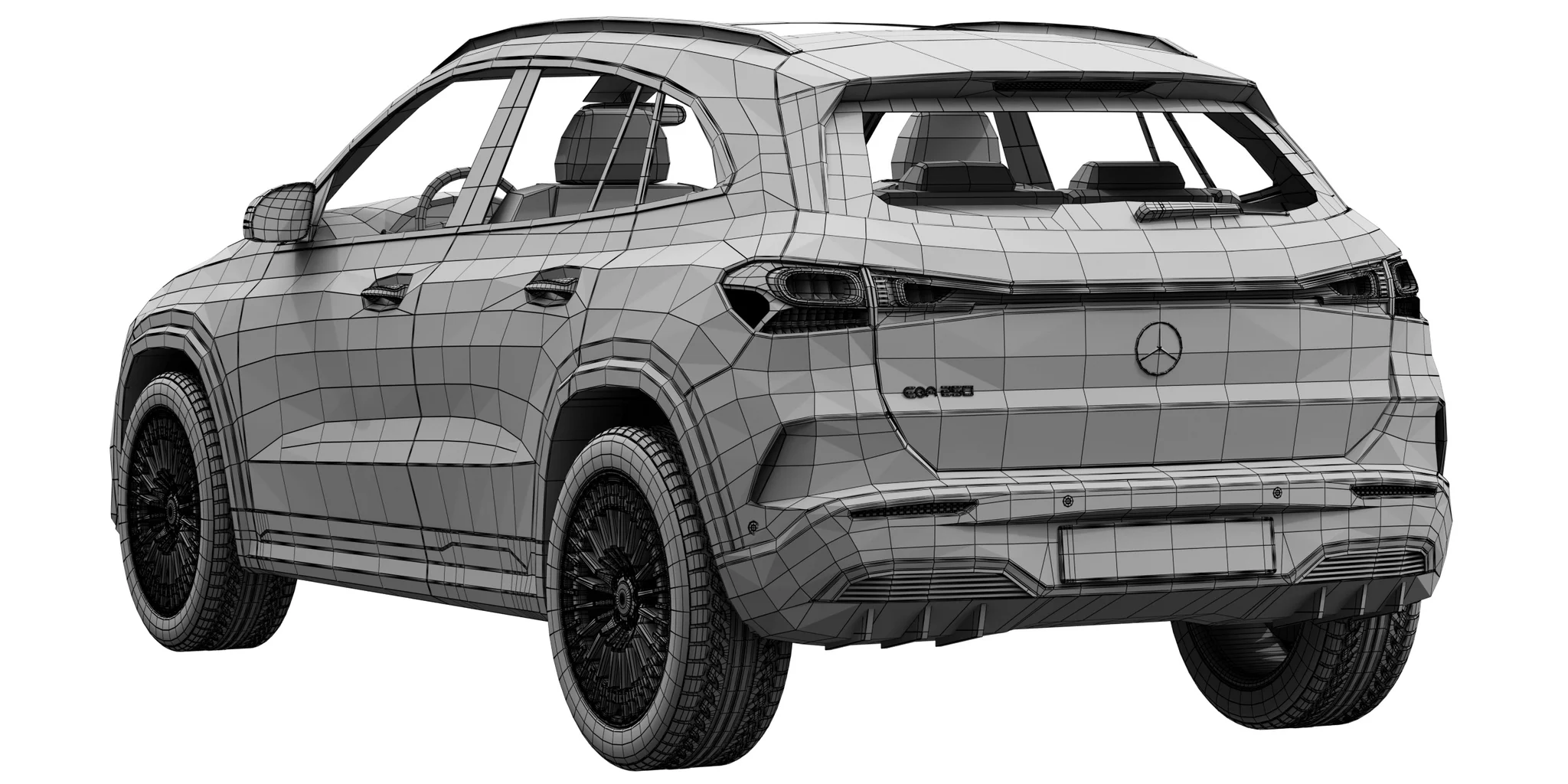 Mercedes Benz EQA, 3D model preview 22