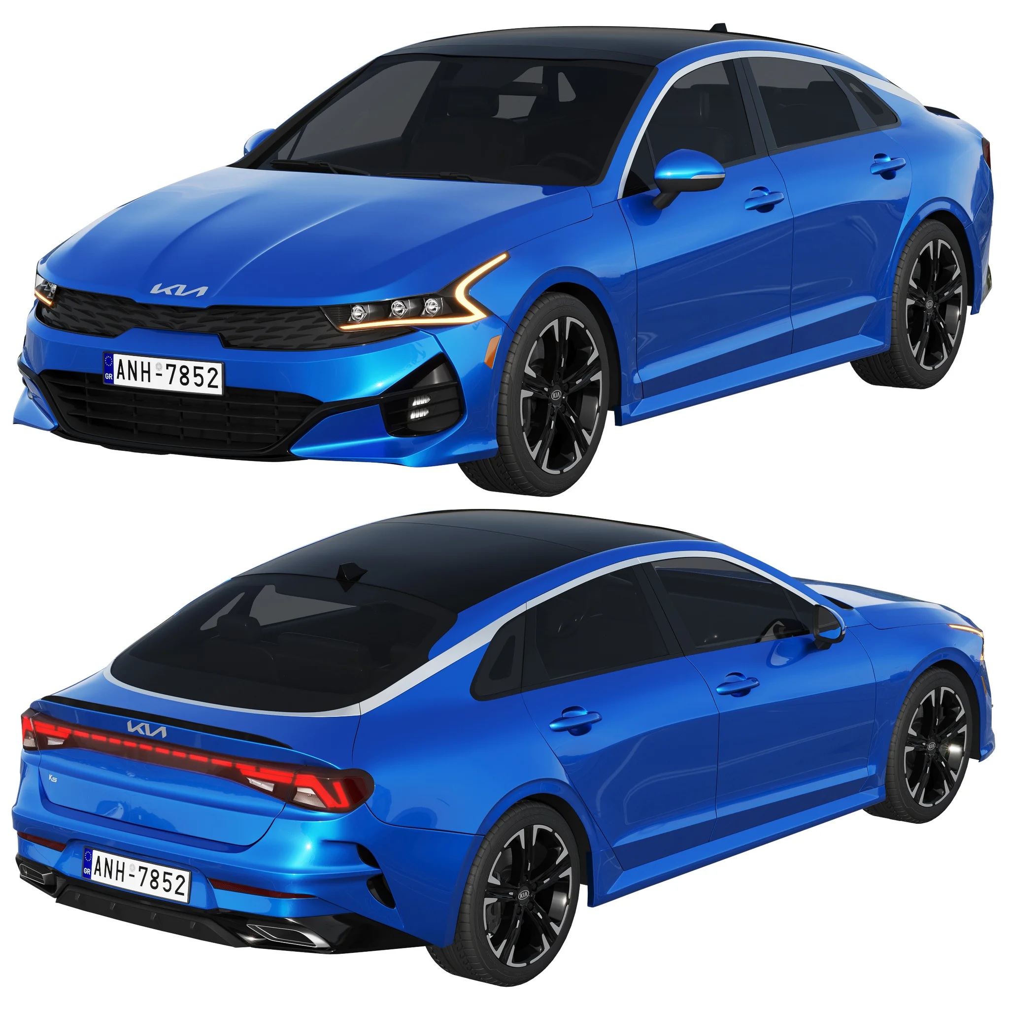 Kia K5, 3D model preview 7