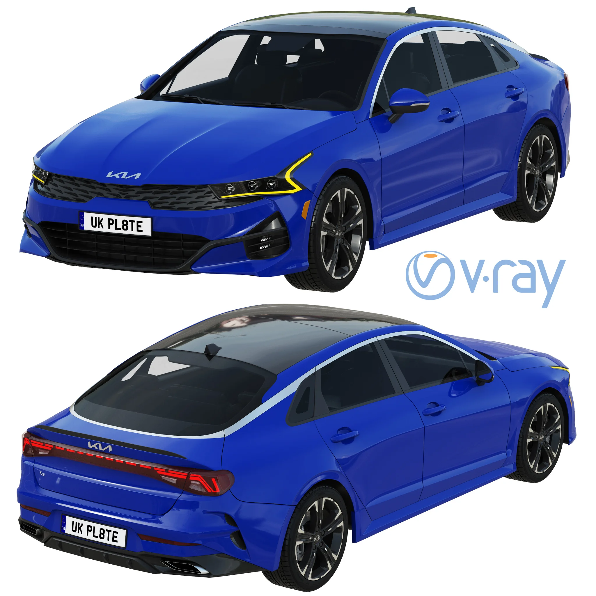Kia K5, 3D model preview 14