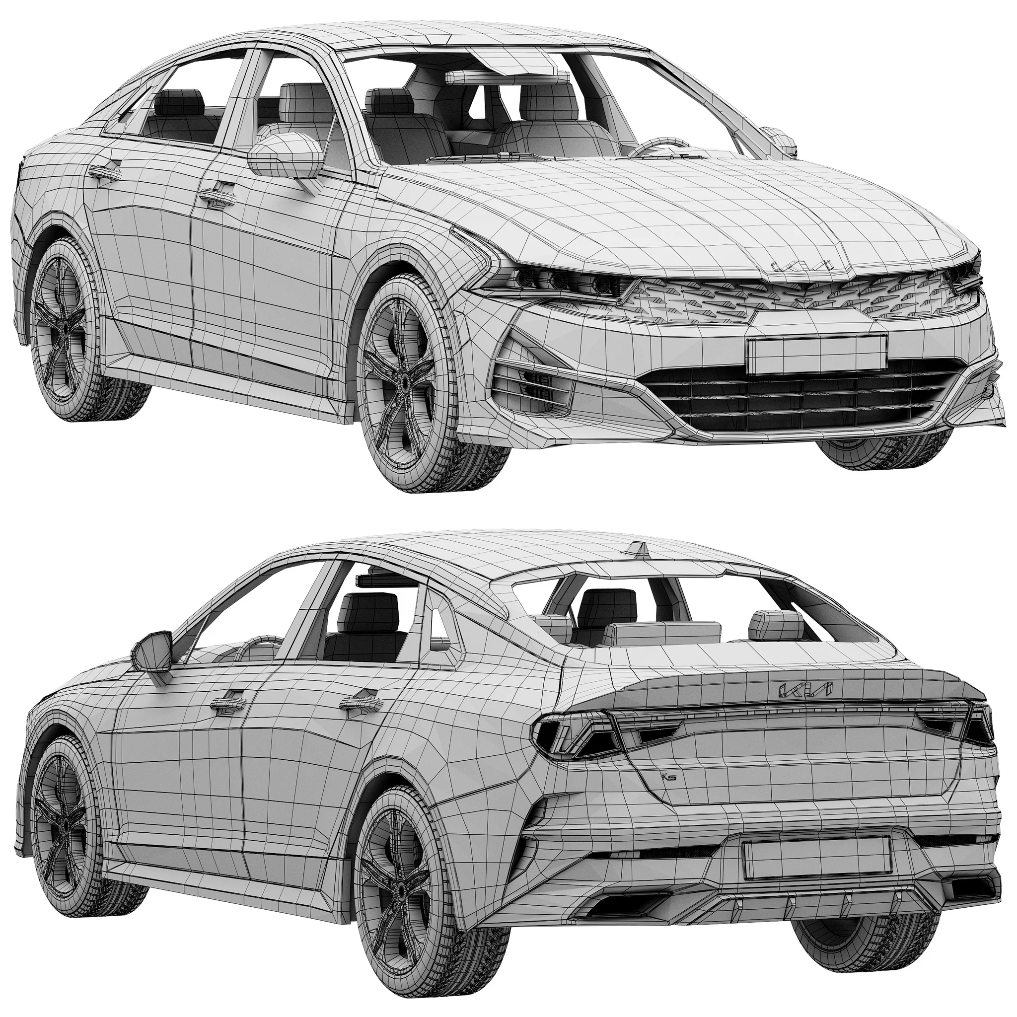 Kia K5, 3D model preview 18