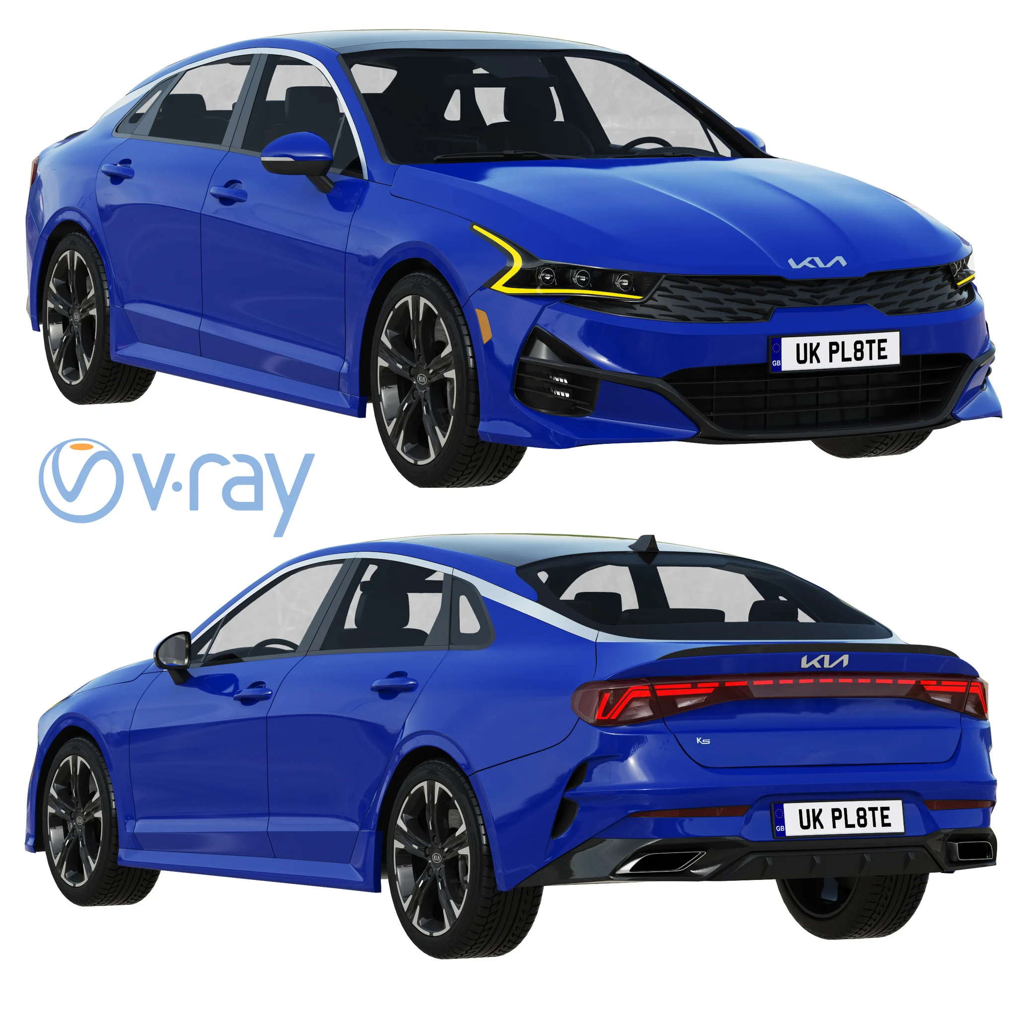 Kia K5, 3D model preview 20