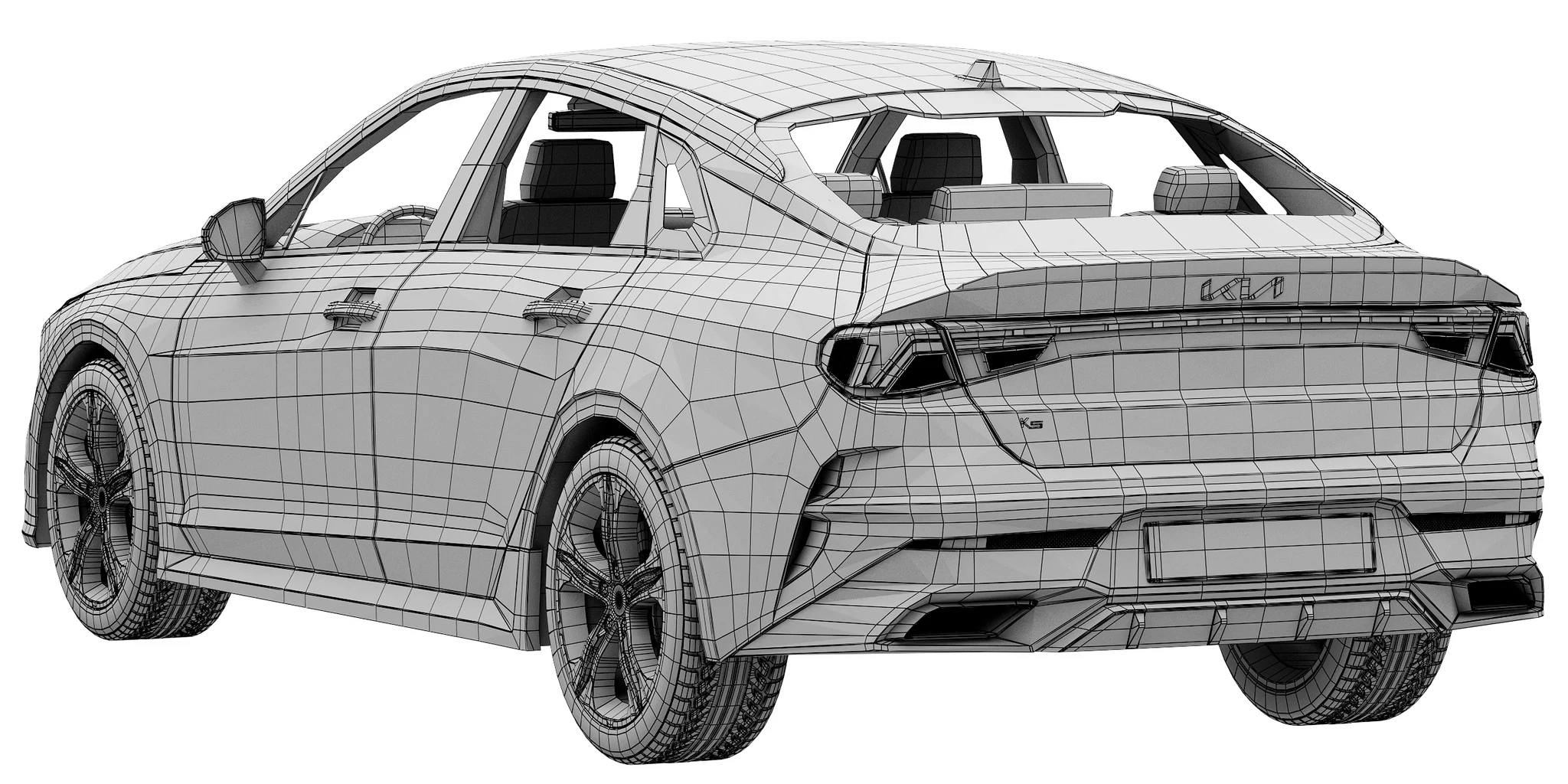 Kia K5, 3D model preview 23