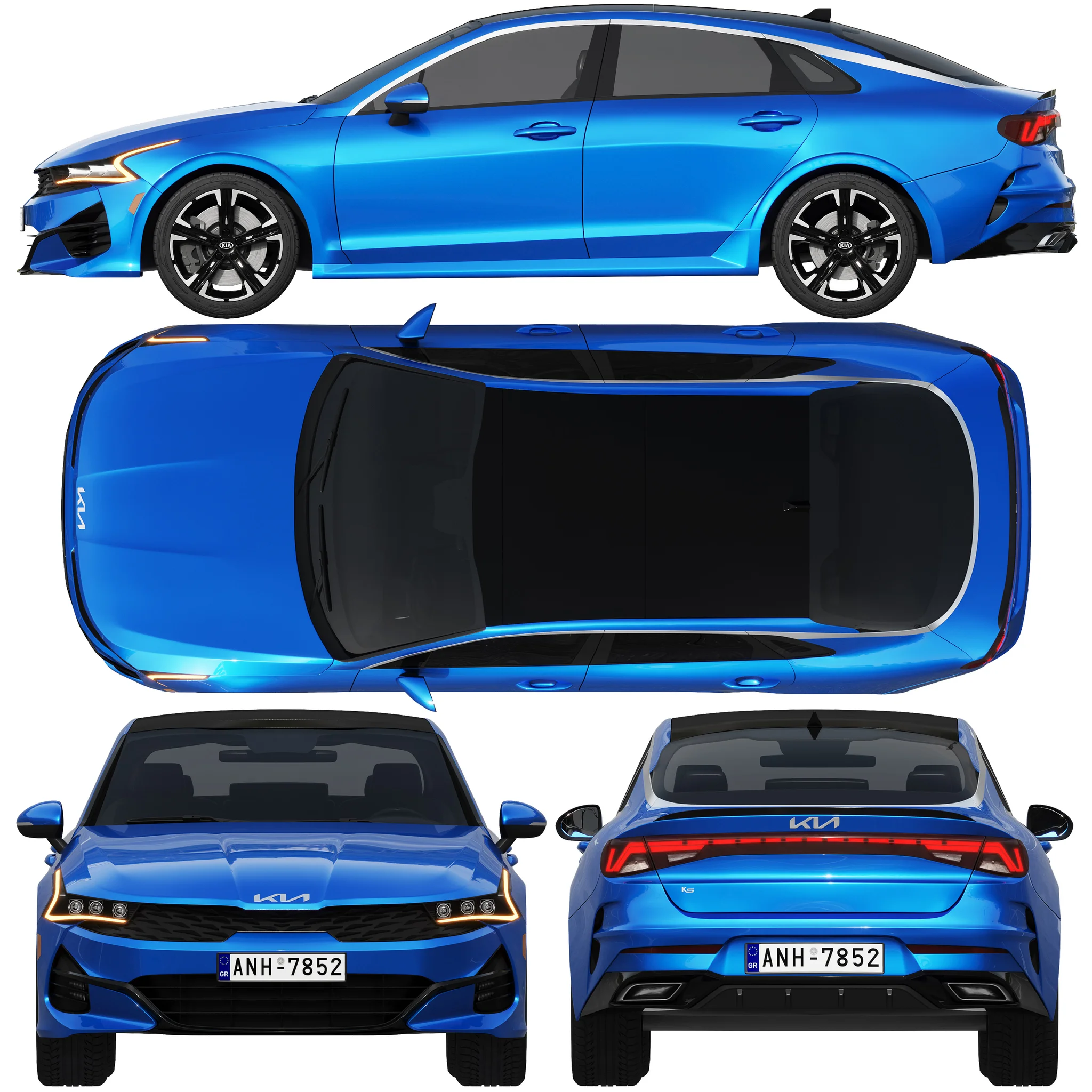 Kia K5, 3D model preview 28
