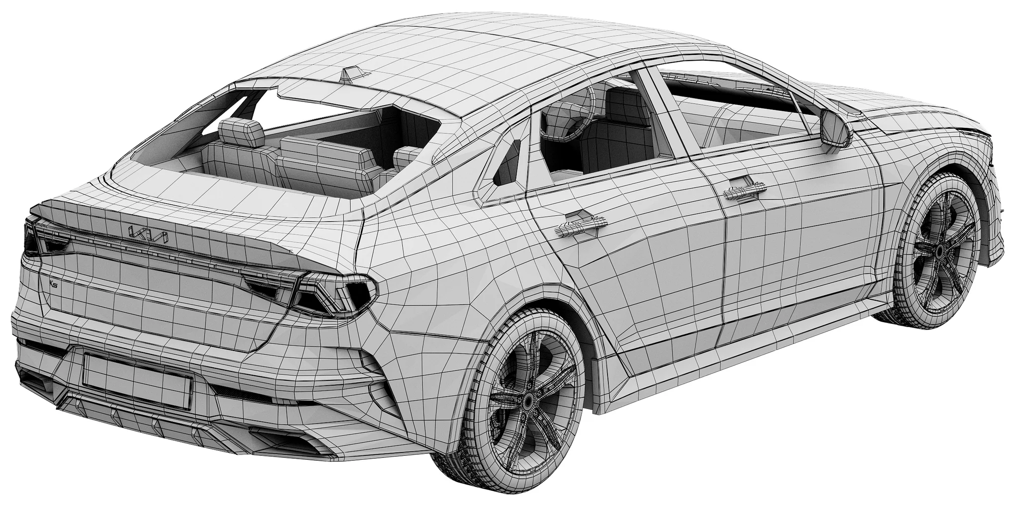 Kia K5, 3D model preview 36