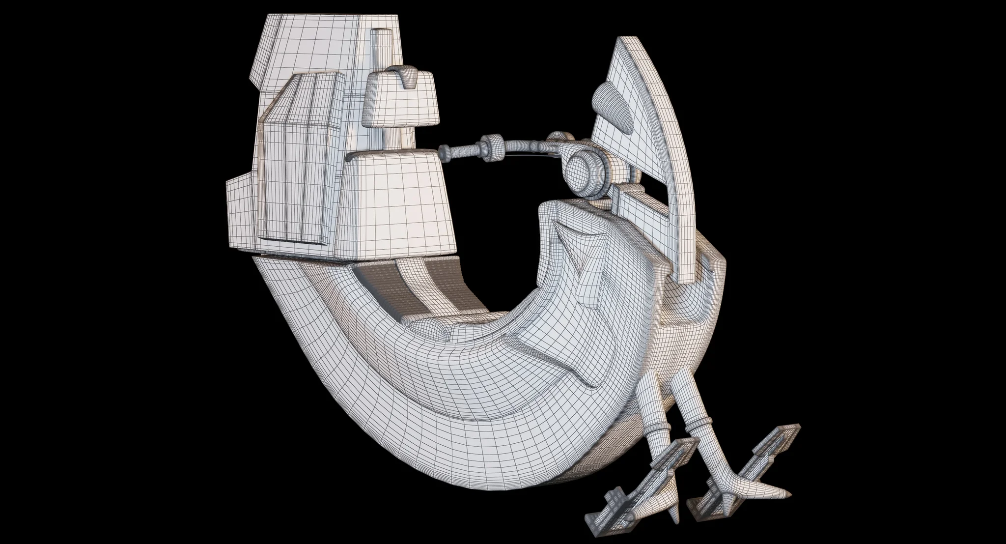 Razalon FC 20 Speeder Bike — 3D model preview 6