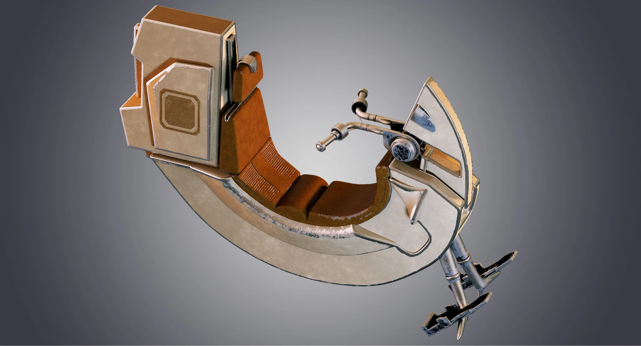 Razalon FC 20 Speeder Bike — 3D model preview 8