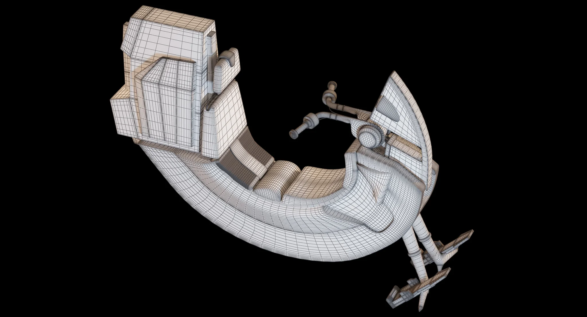 Razalon FC 20 Speeder Bike — 3D model preview 9