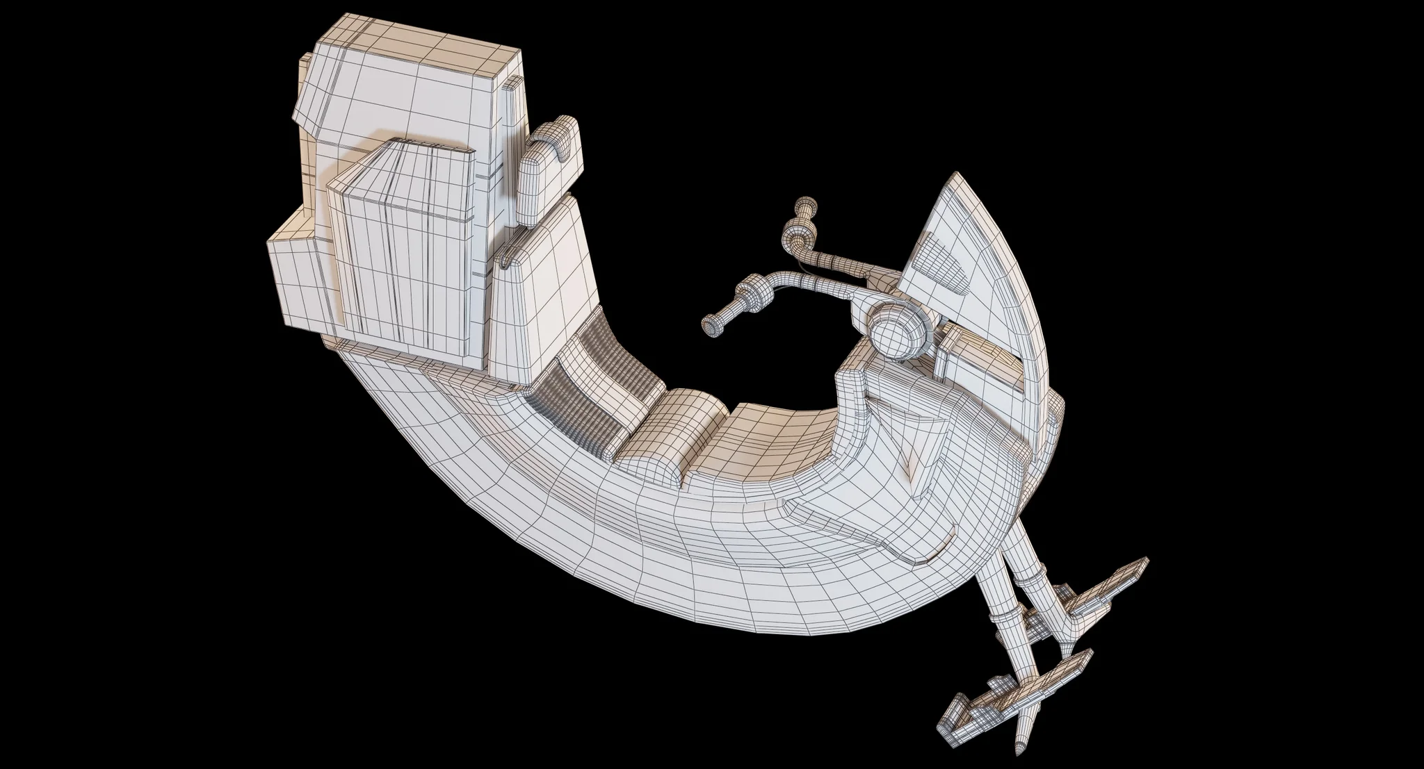 Razalon FC 20 Speeder Bike — 3D model preview 10
