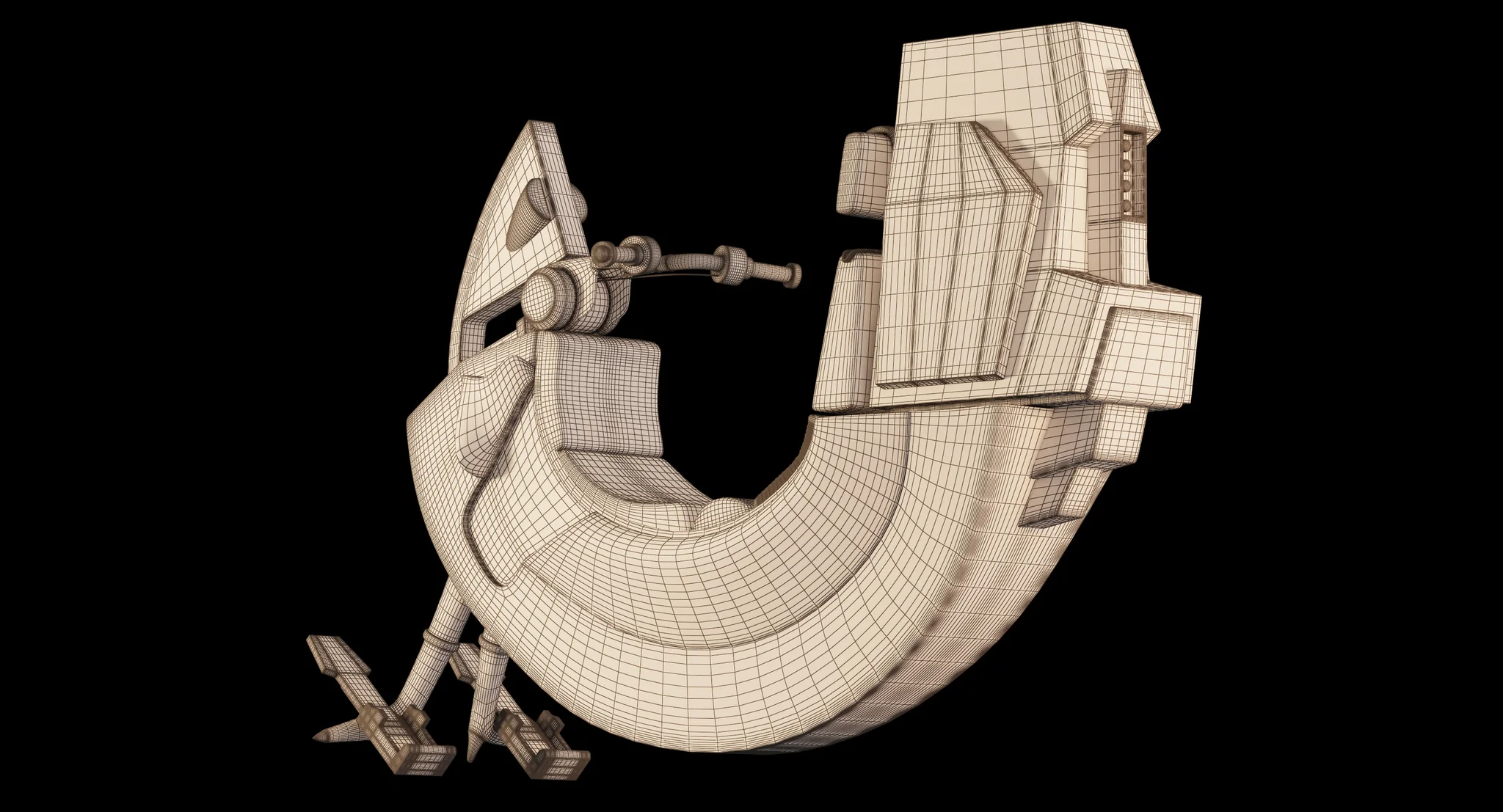 Razalon FC 20 Speeder Bike — 3D model preview 12