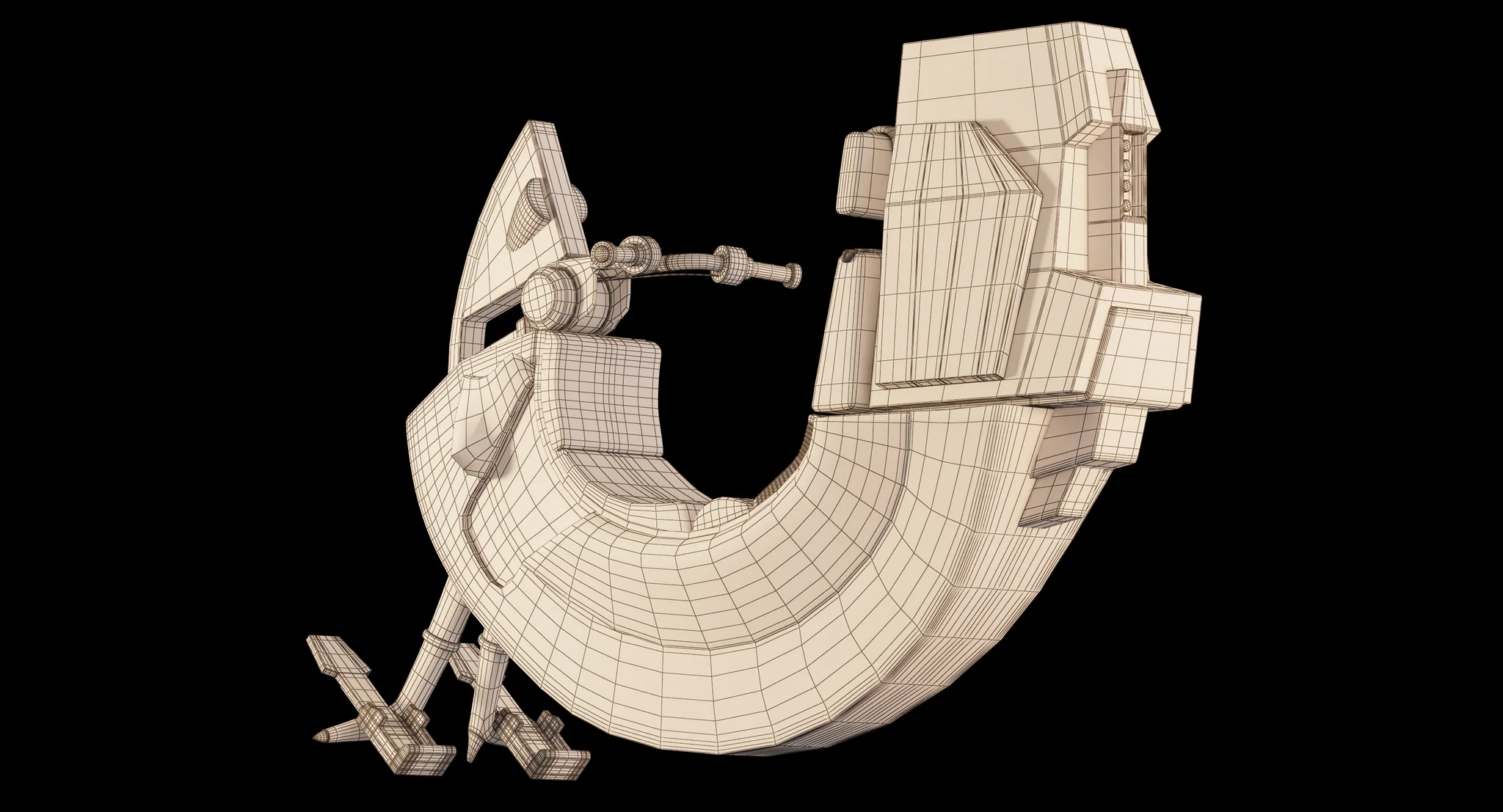 Razalon FC 20 Speeder Bike — 3D model preview 13