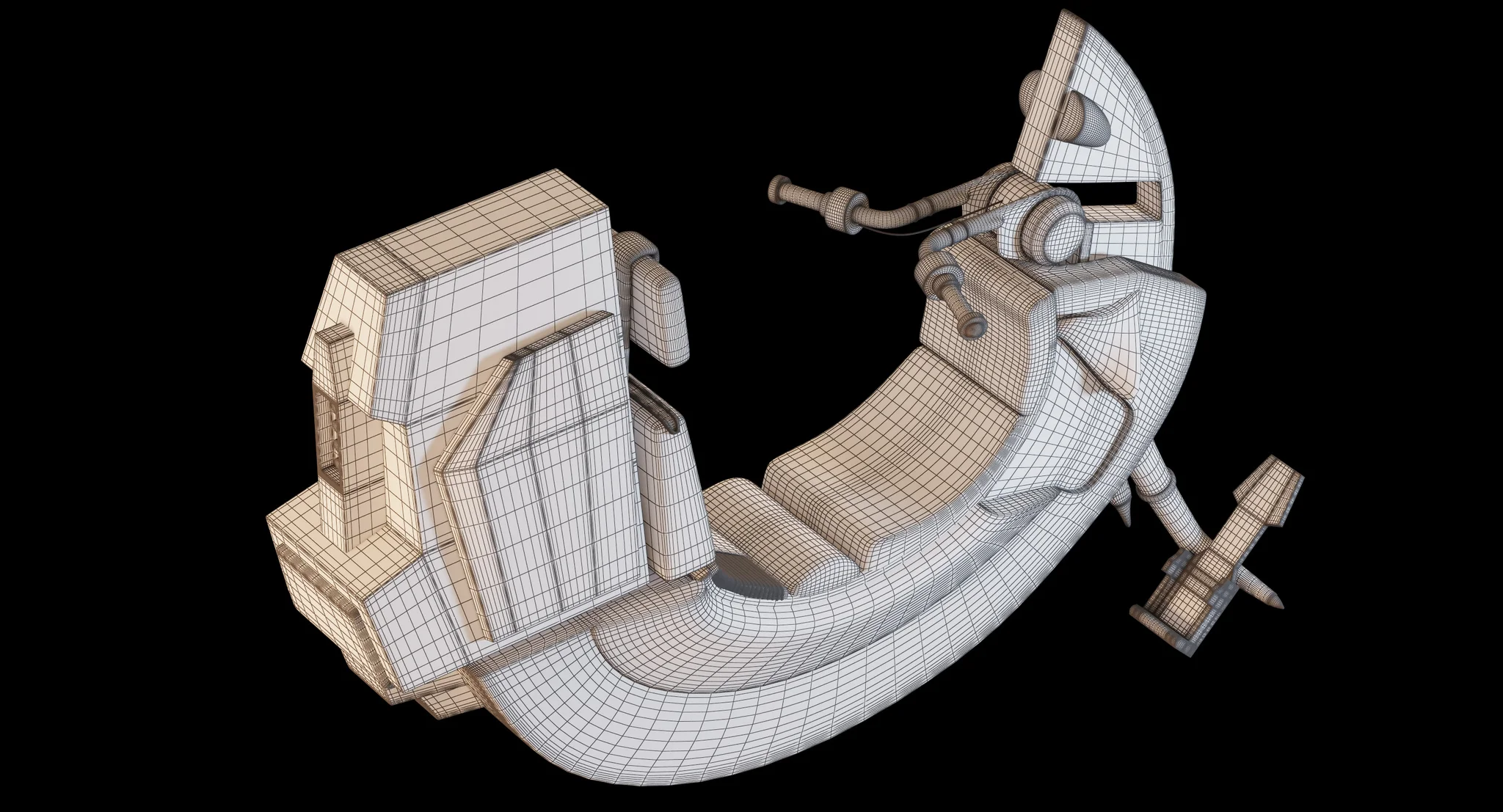 Razalon FC 20 Speeder Bike — 3D model preview 30