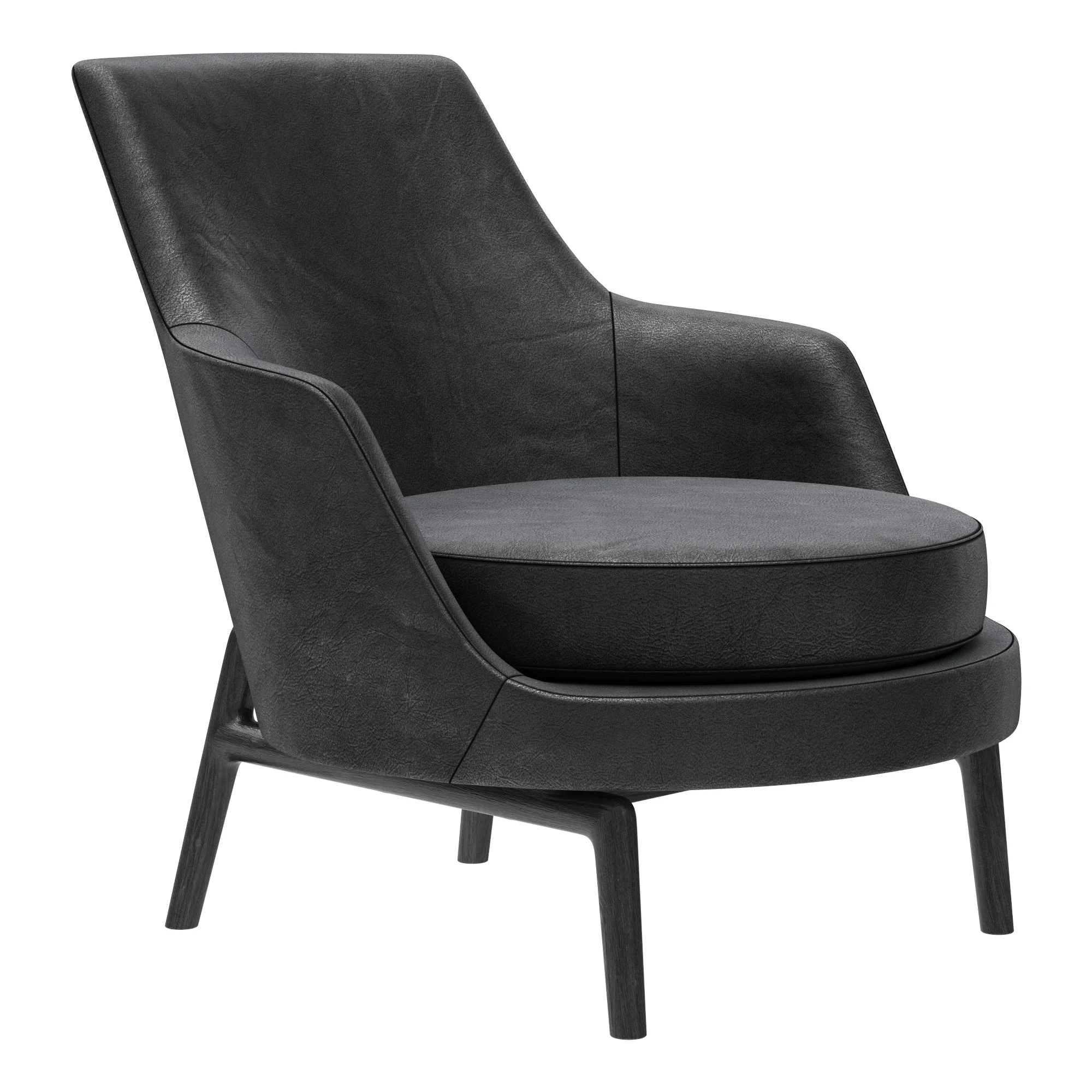 Flexform Leda Leather — 3D model preview 1