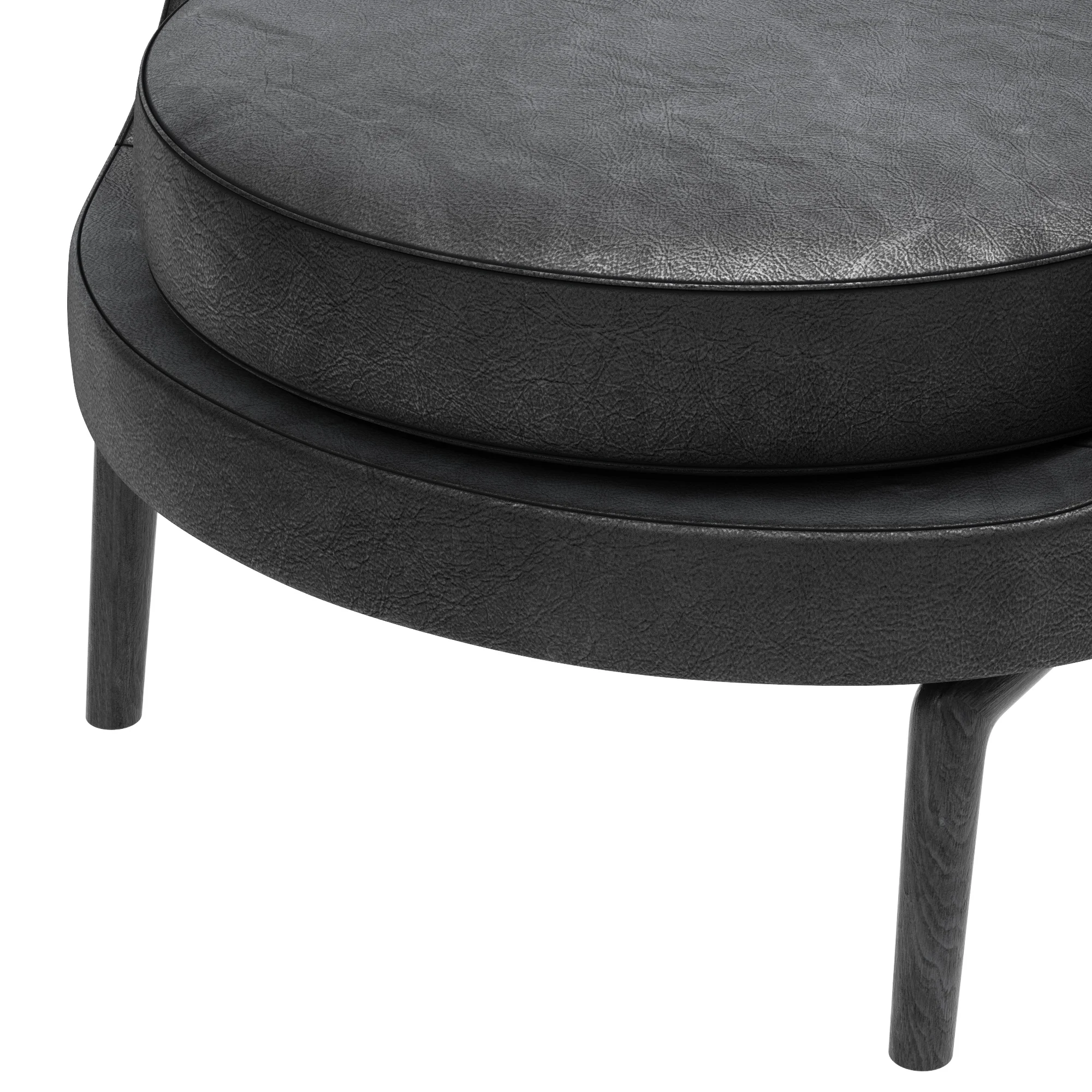 Flexform Leda Leather — 3D model preview 5