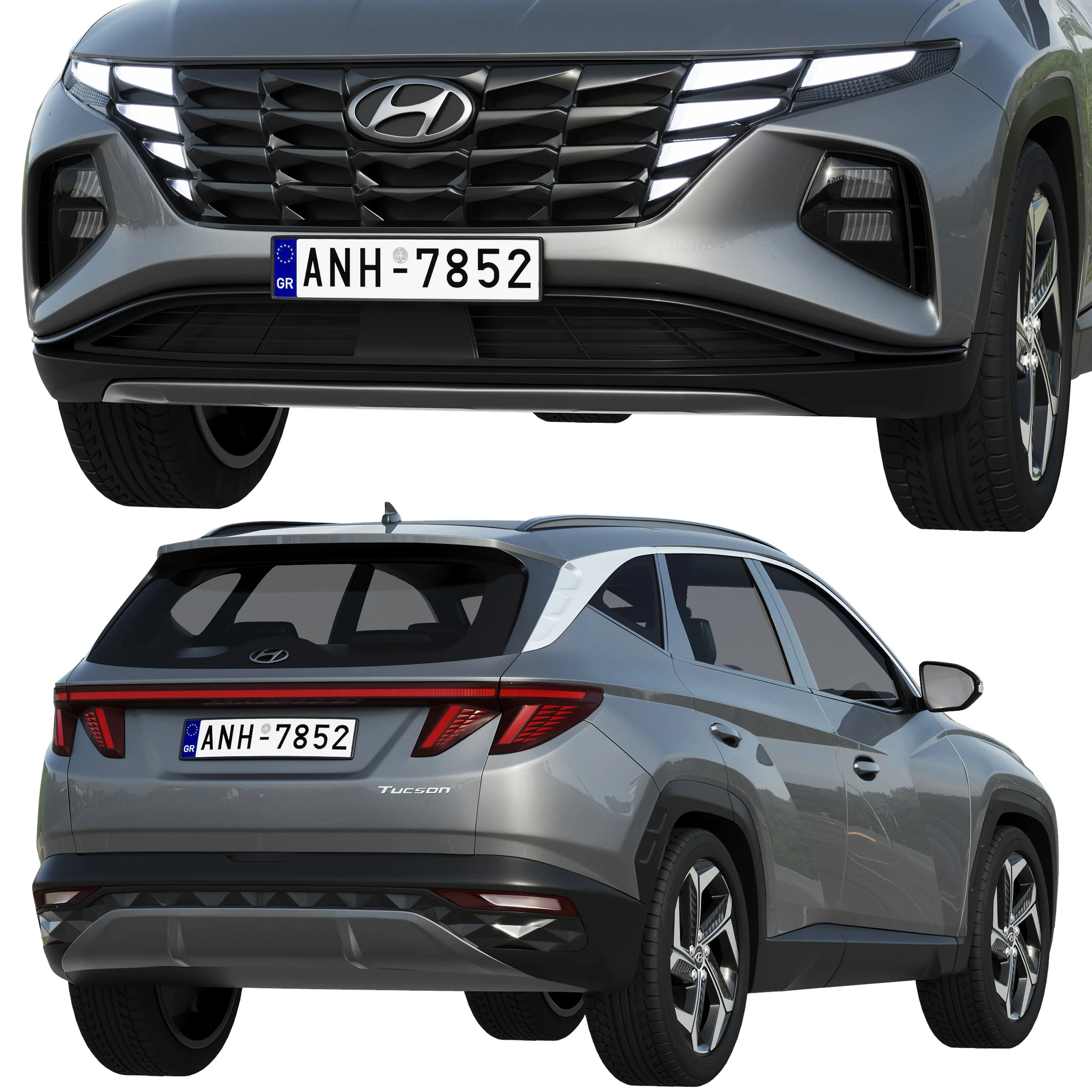 Hyundai Tucson, 3D model preview 3
