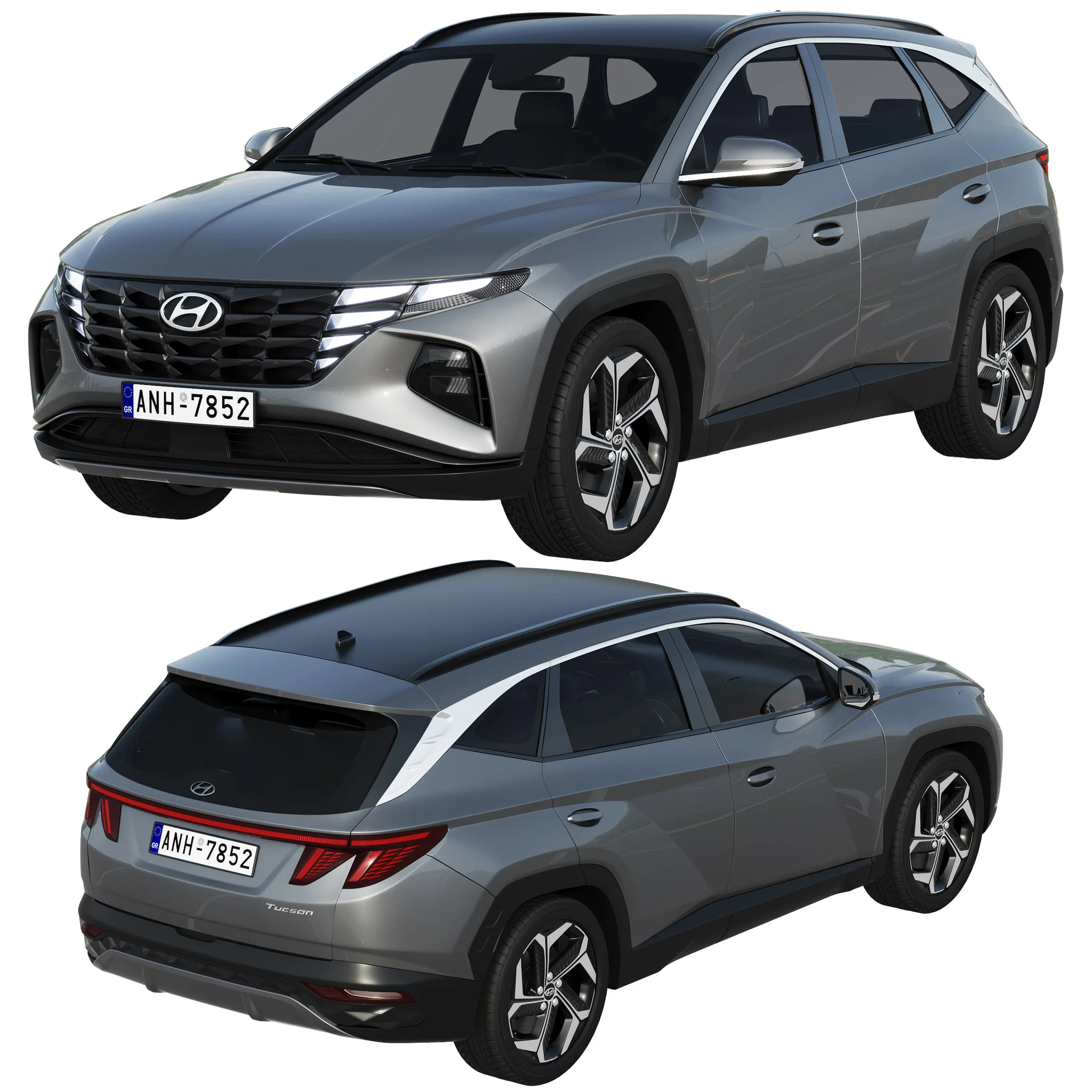 Hyundai Tucson, 3D model preview 7