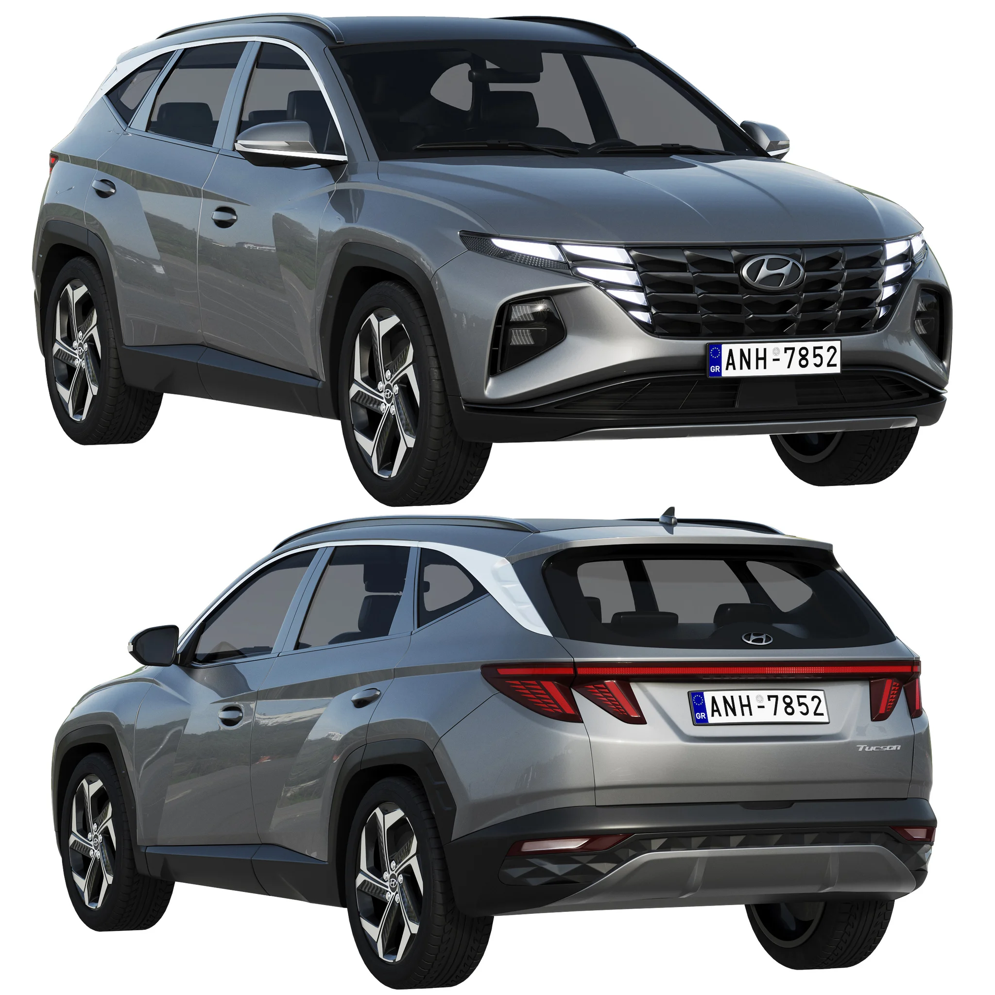 Hyundai Tucson, 3D model preview 16
