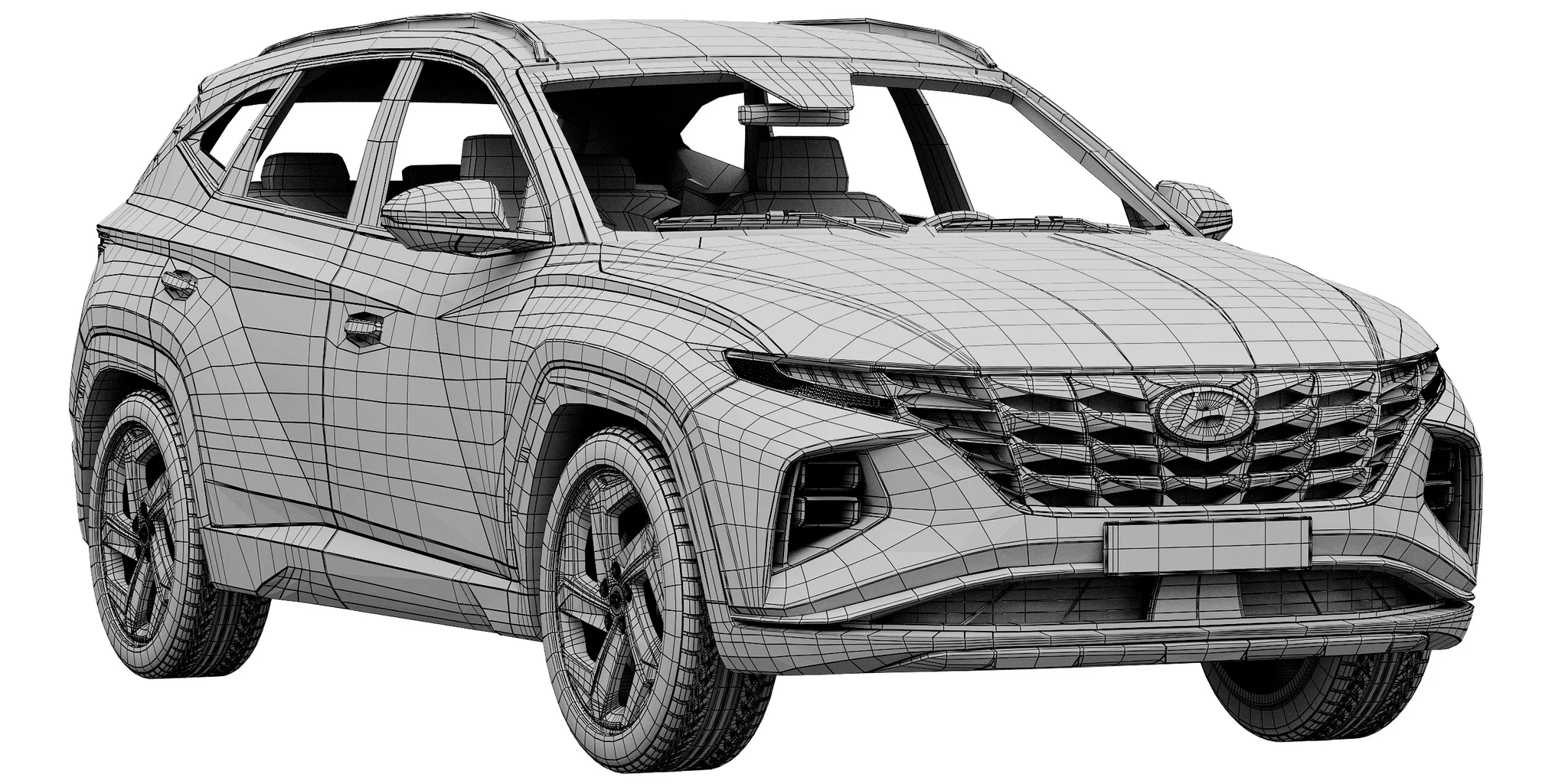 Hyundai Tucson, 3D model preview 17