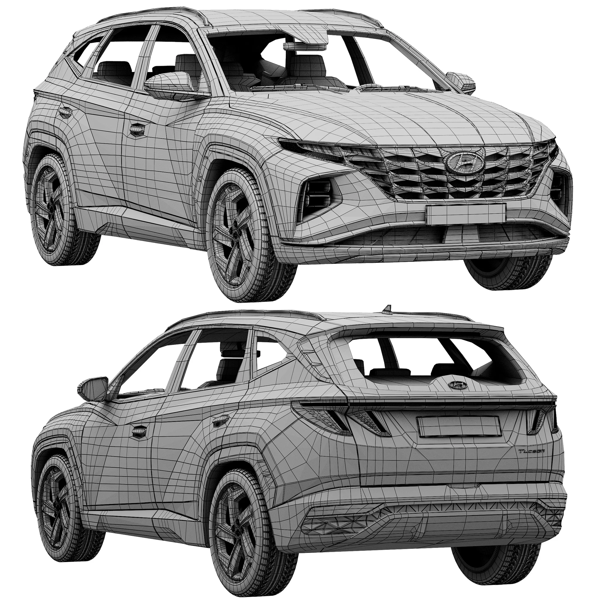 Hyundai Tucson, 3D model preview 18
