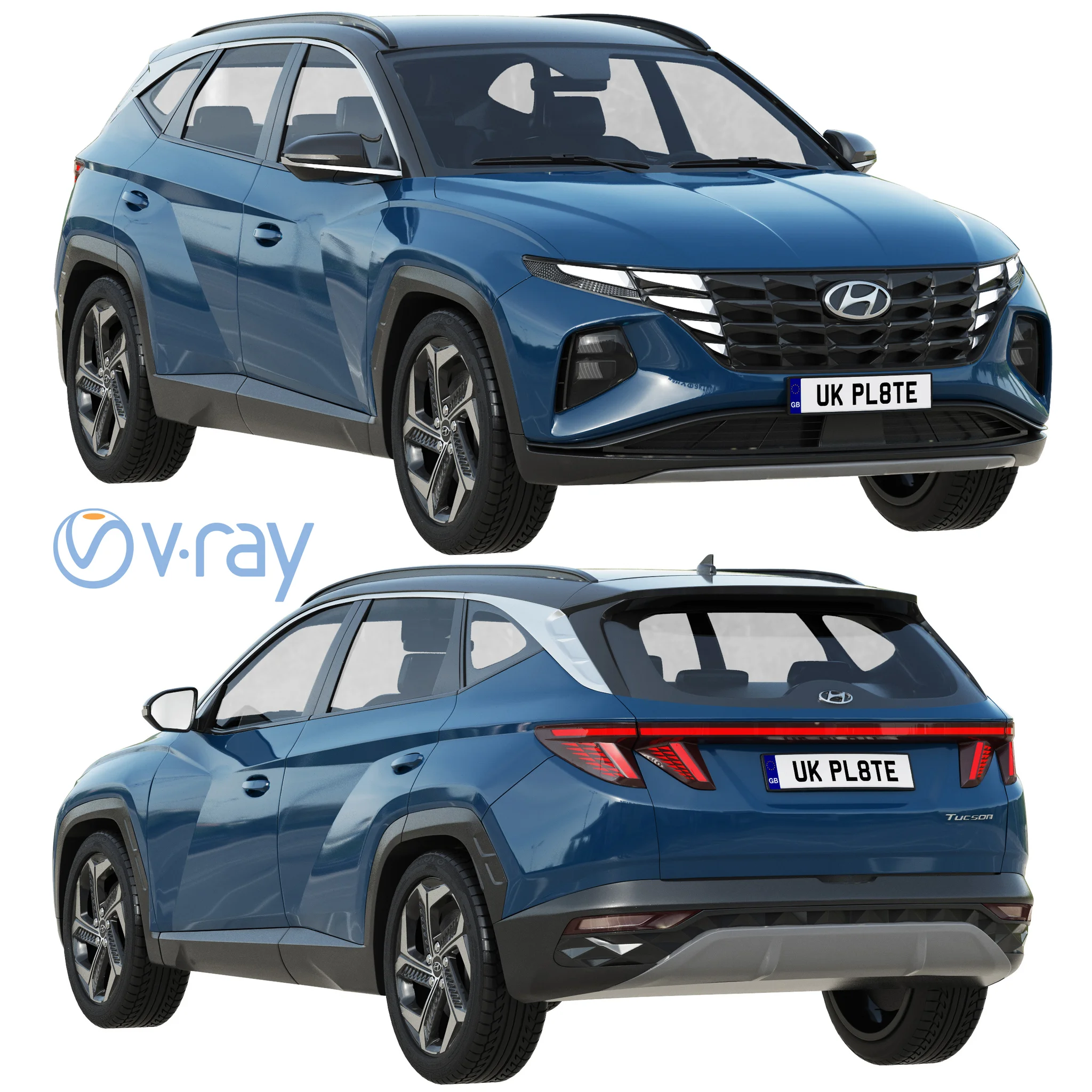 Hyundai Tucson, 3D model preview 20