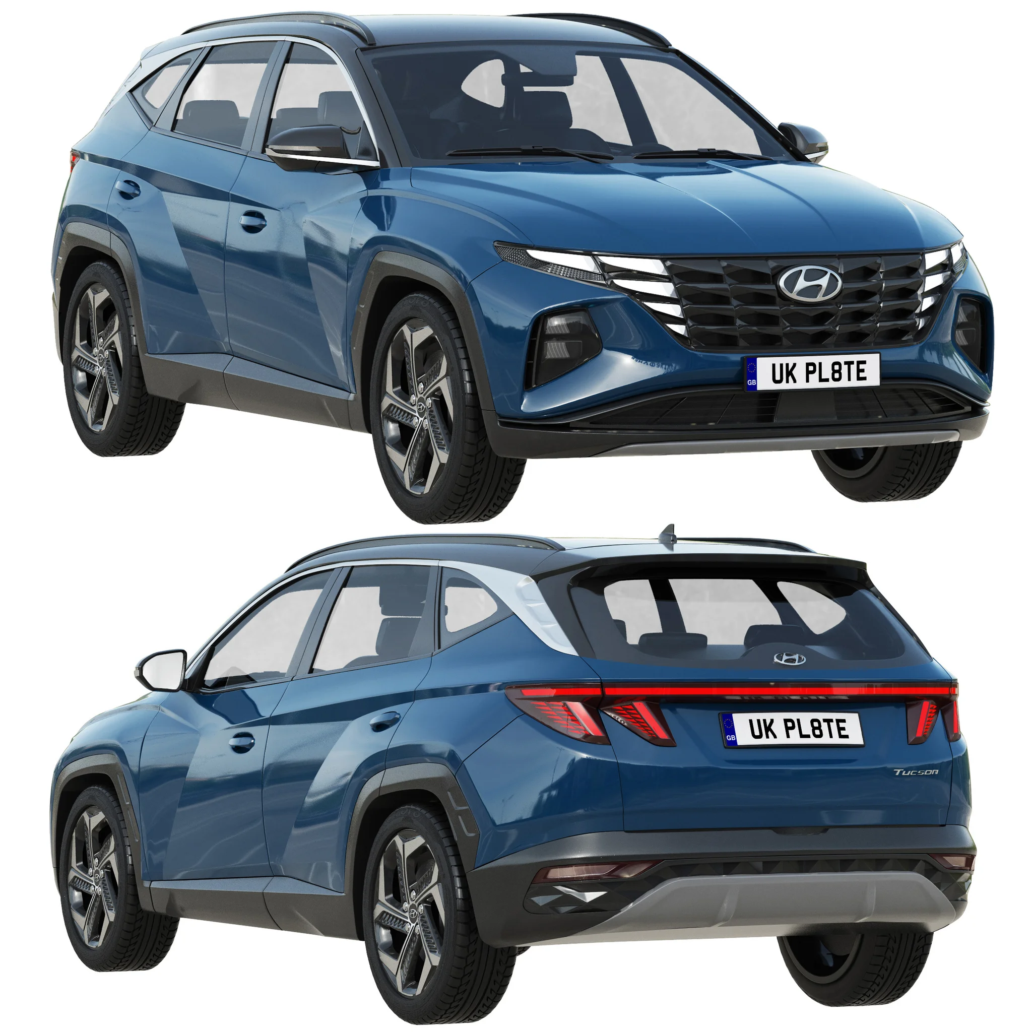 Hyundai Tucson, 3D model preview 21