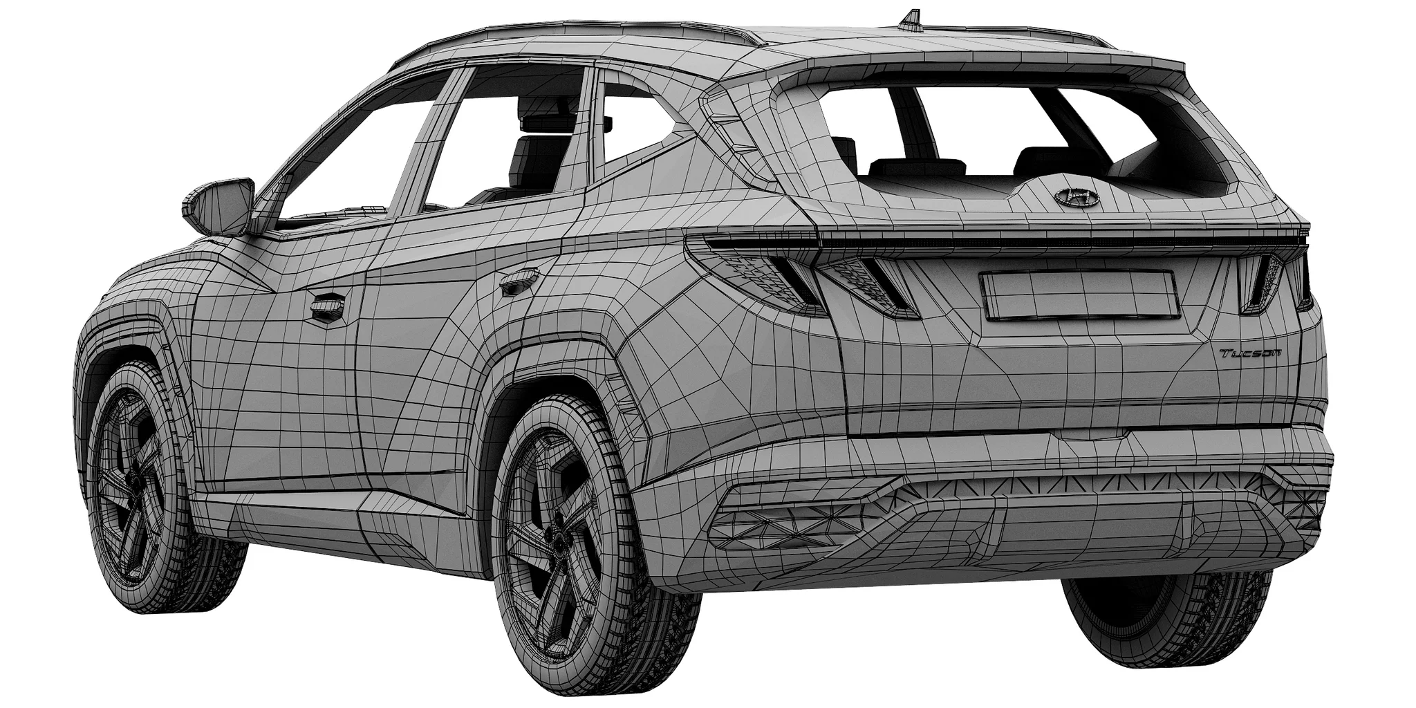 Hyundai Tucson, 3D model preview 23
