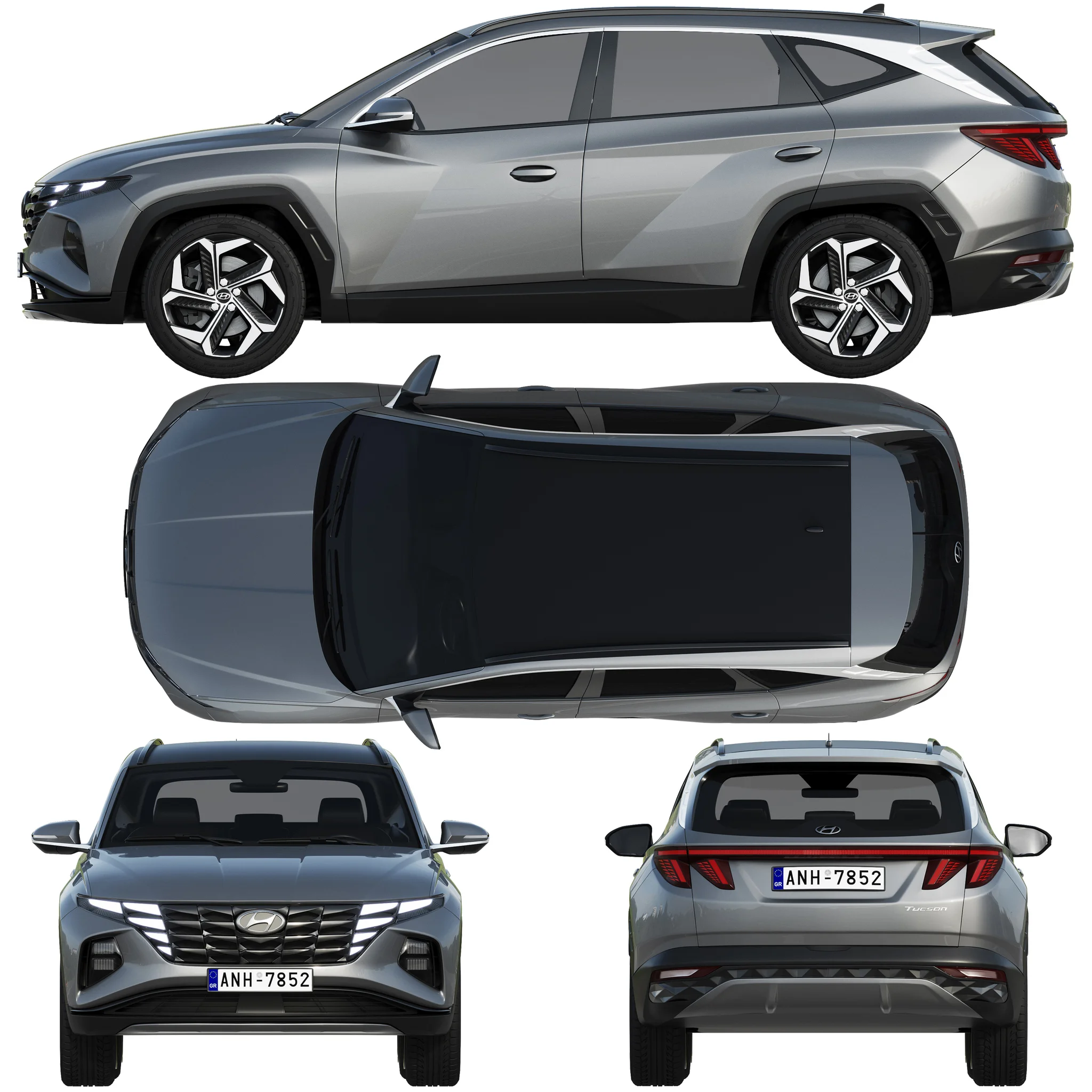 Hyundai Tucson, 3D model preview 28
