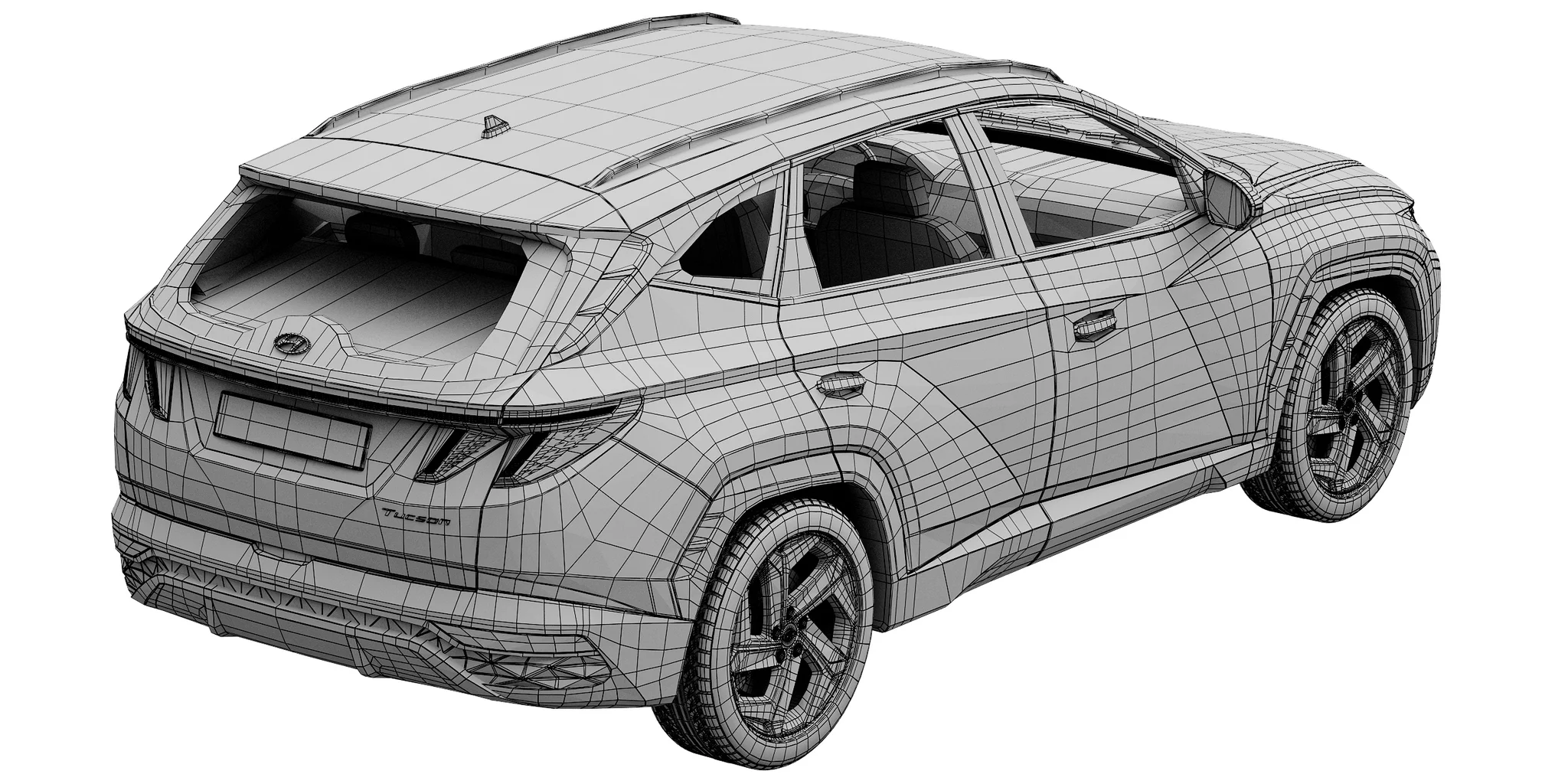 Hyundai Tucson, 3D model preview 36