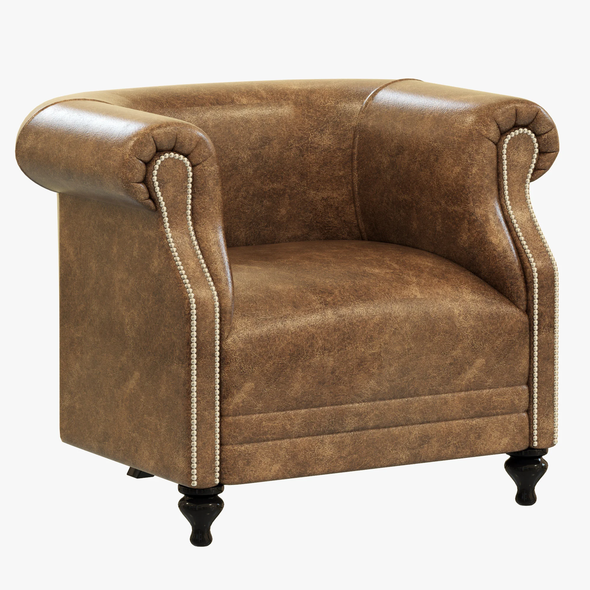 Dantone Home Marlou Armchair — 3D model preview 1