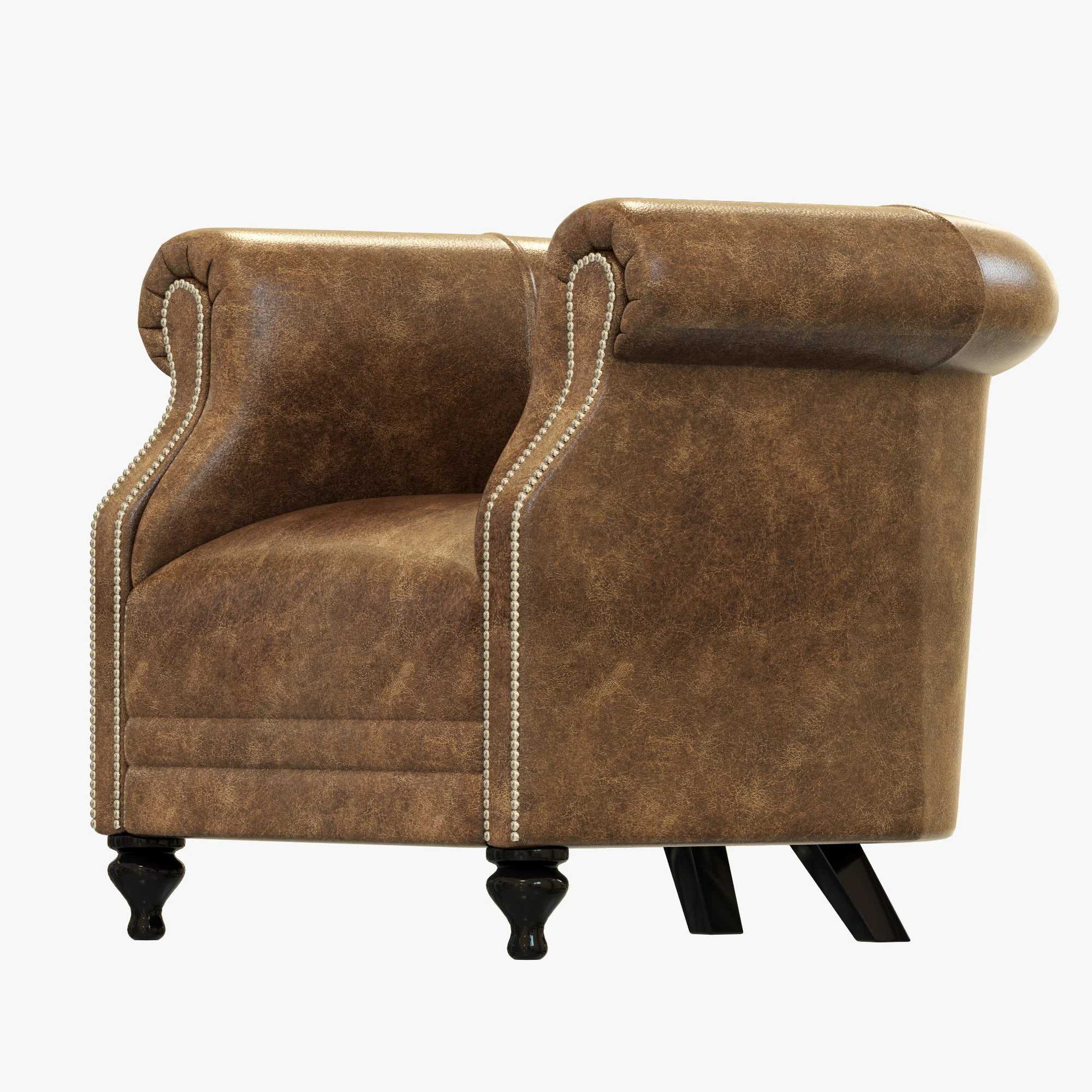 Dantone Home Marlou Armchair — 3D model preview 4