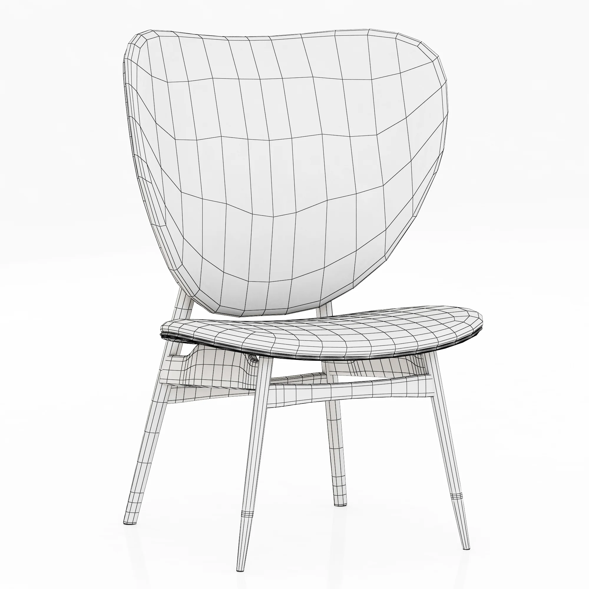 Baxter Alvaro Chair — 3D model preview 7