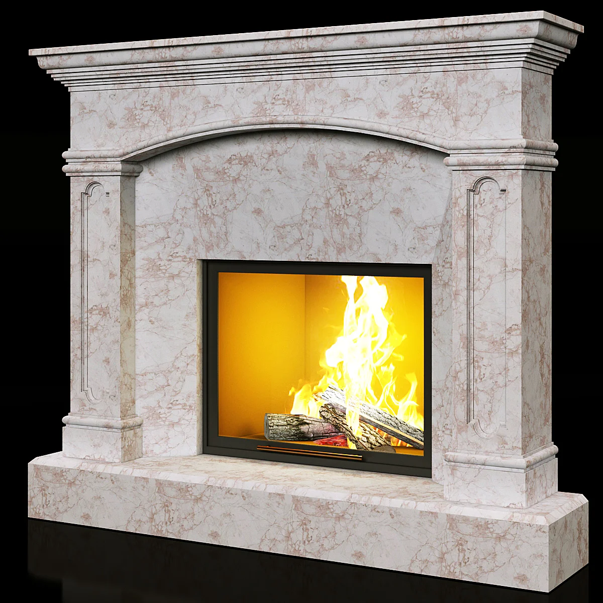 Marble Fireplace9 — 3D model preview 1