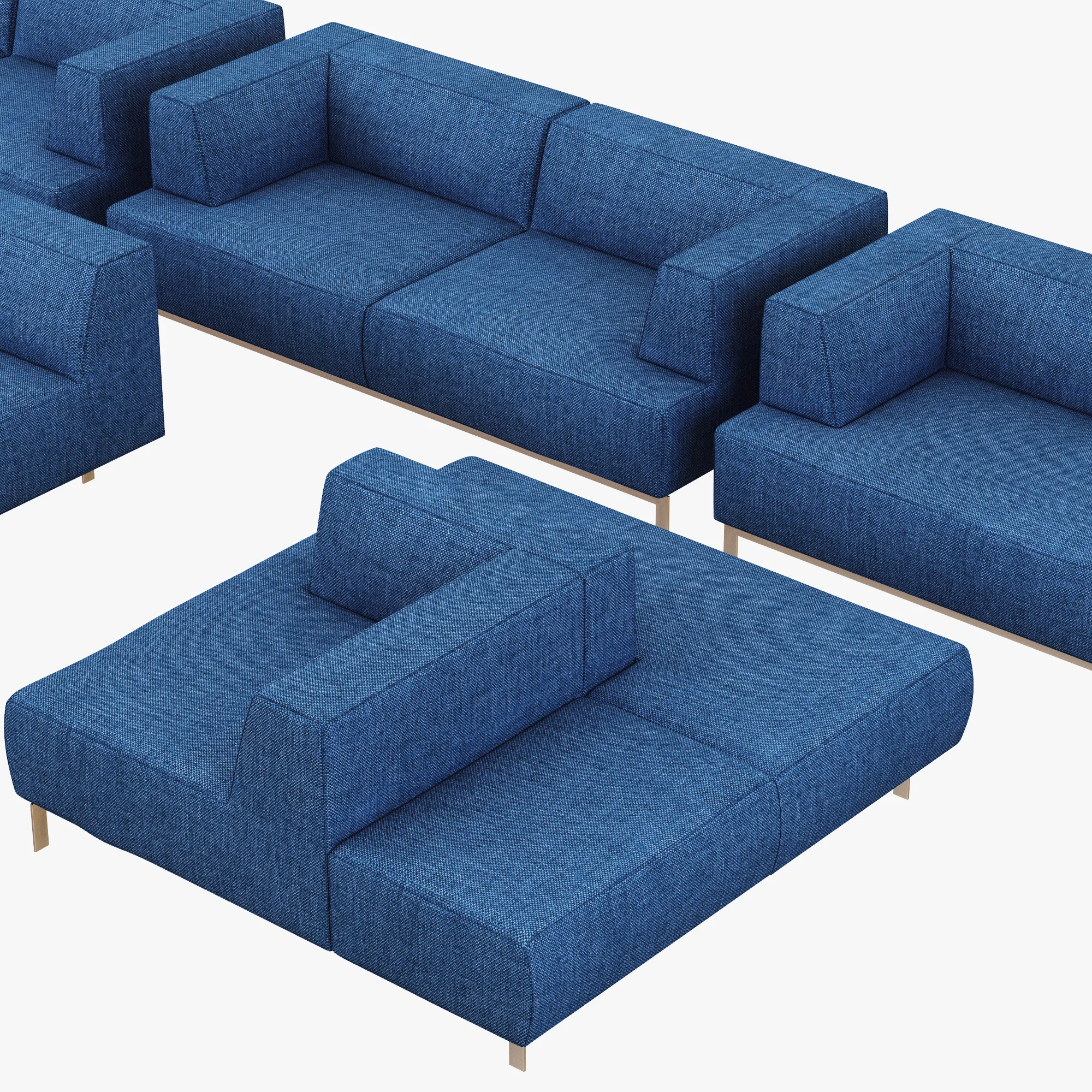 Living Divani Metrocubo — 3D model preview 4