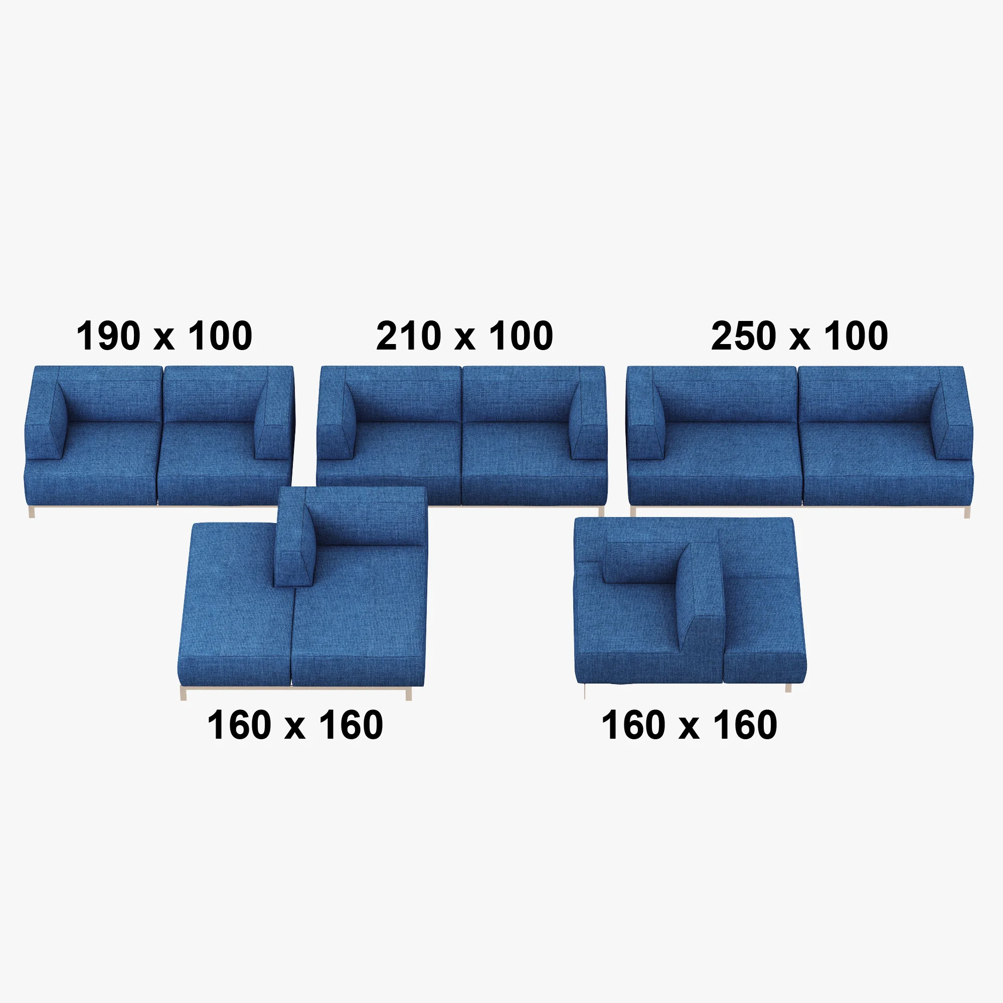 Living Divani Metrocubo — 3D model preview 7