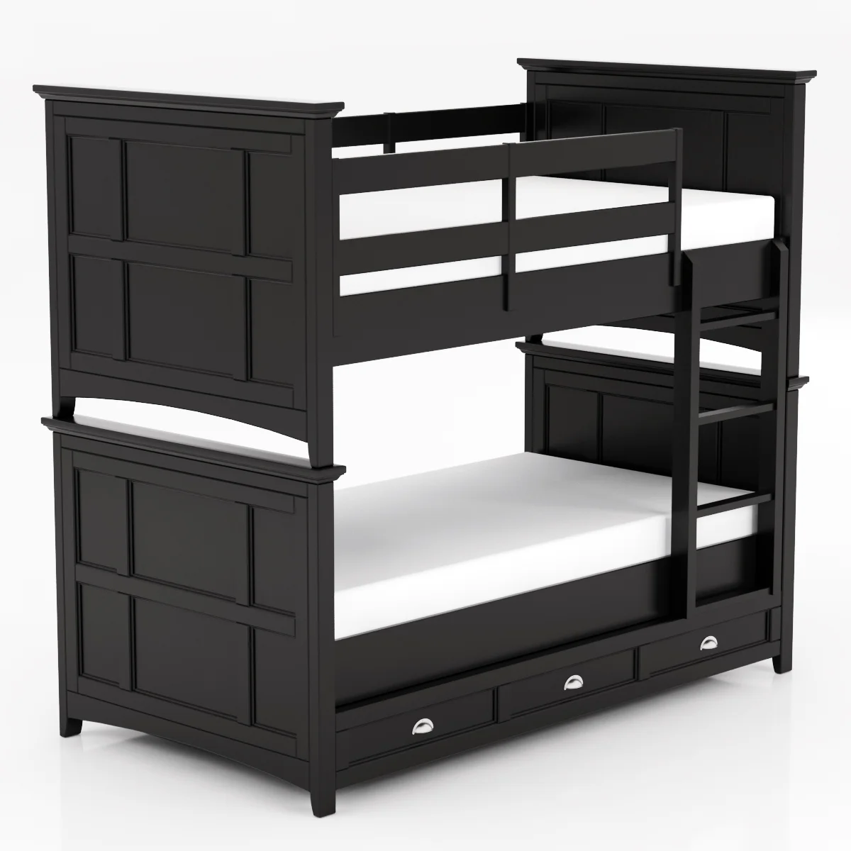 Magnussen Home Bennett Black Bunk Bed 2 — 3D model preview 2