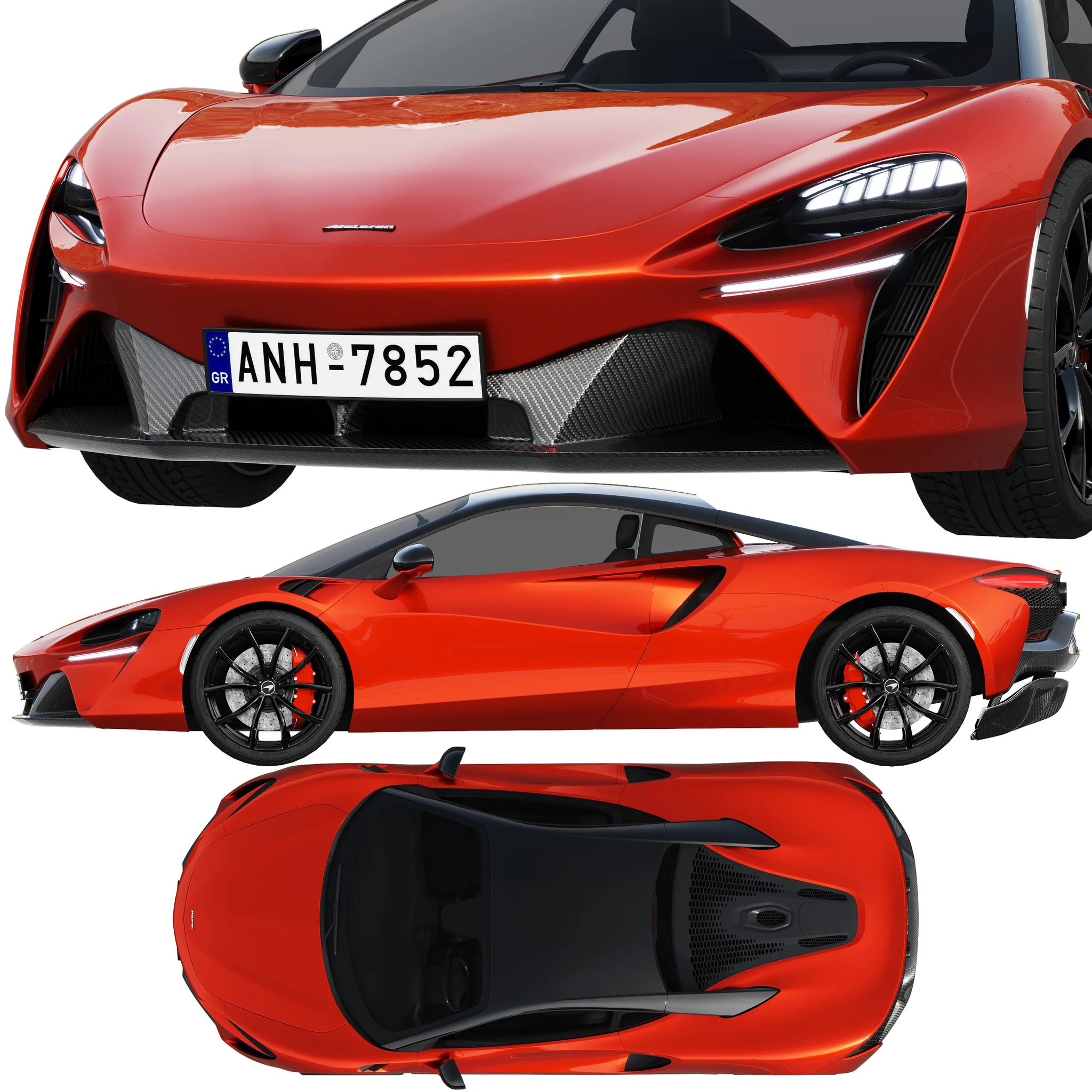 McLaren Artura, 3D model preview 6