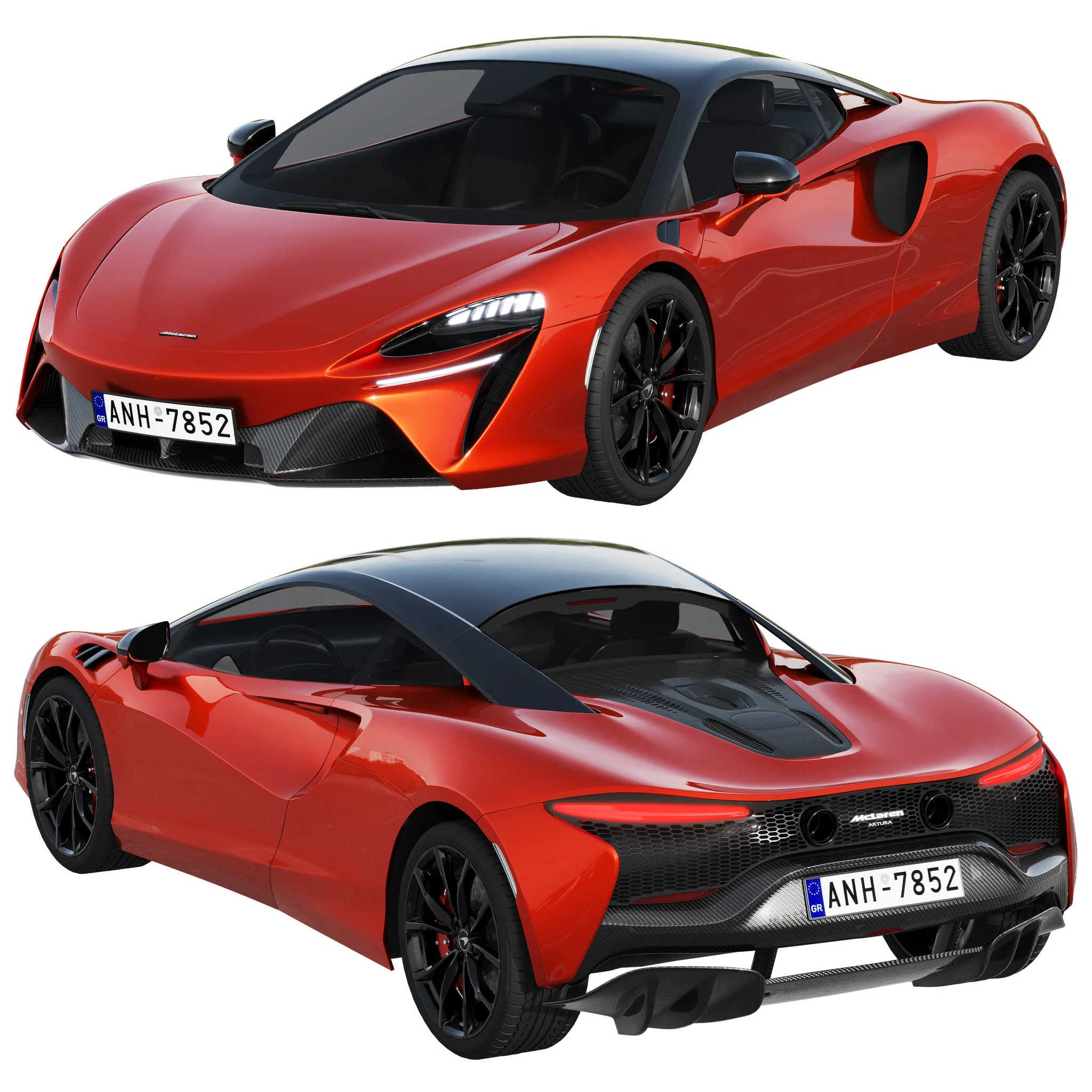 McLaren Artura, 3D model preview 10