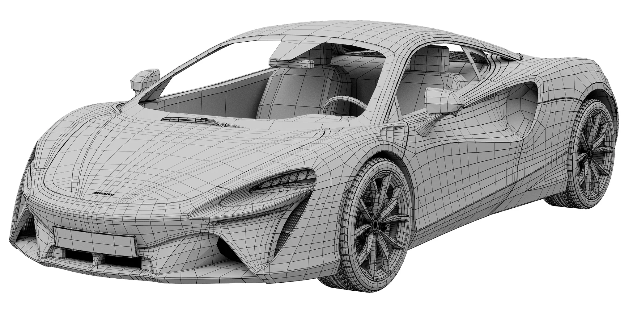 McLaren Artura, 3D model preview 15
