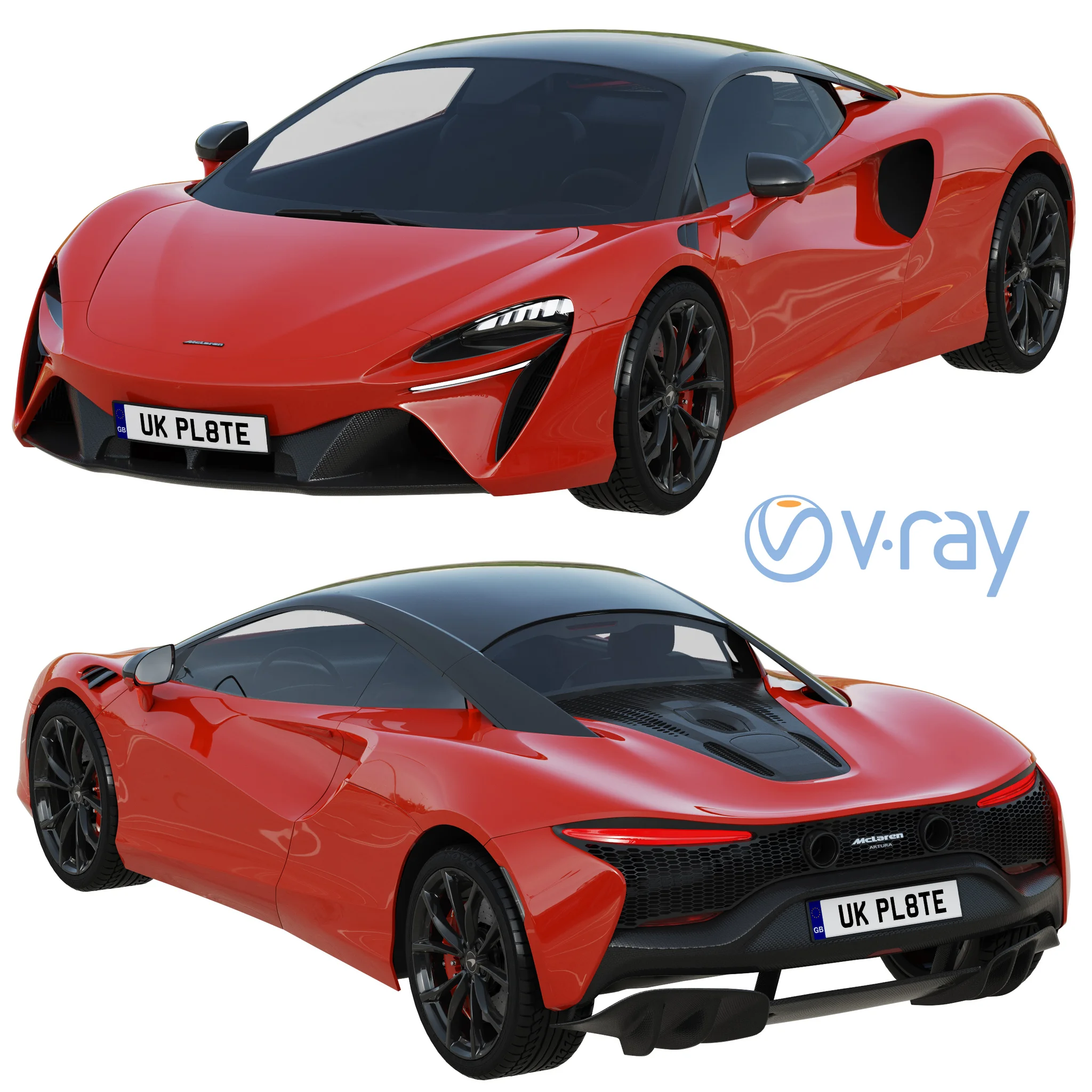 McLaren Artura, 3D model preview 17