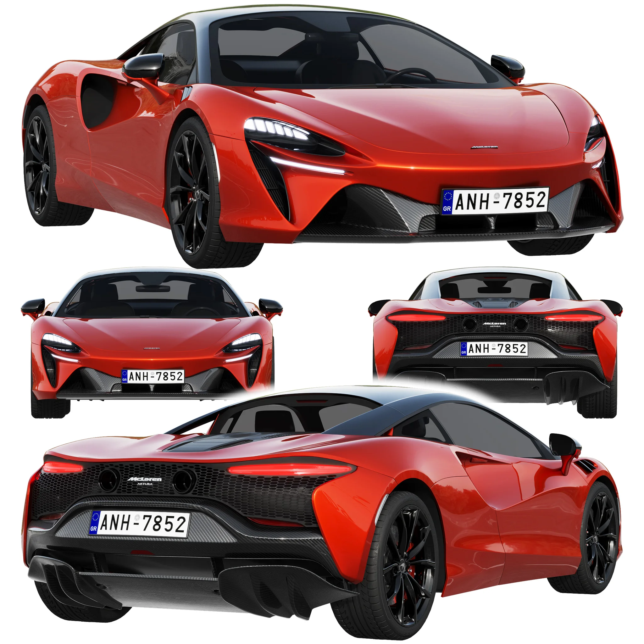 McLaren Artura, 3D model preview 19