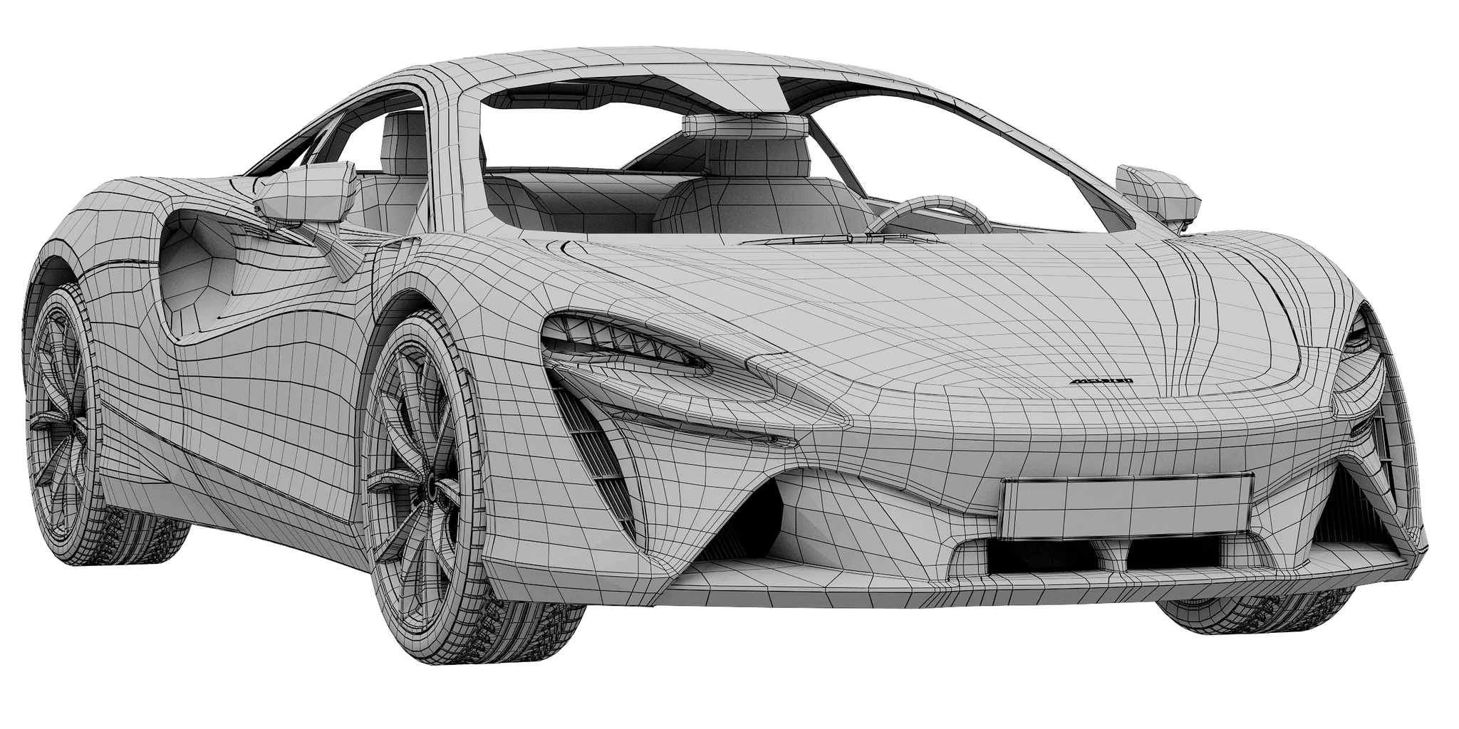McLaren Artura, 3D model preview 20