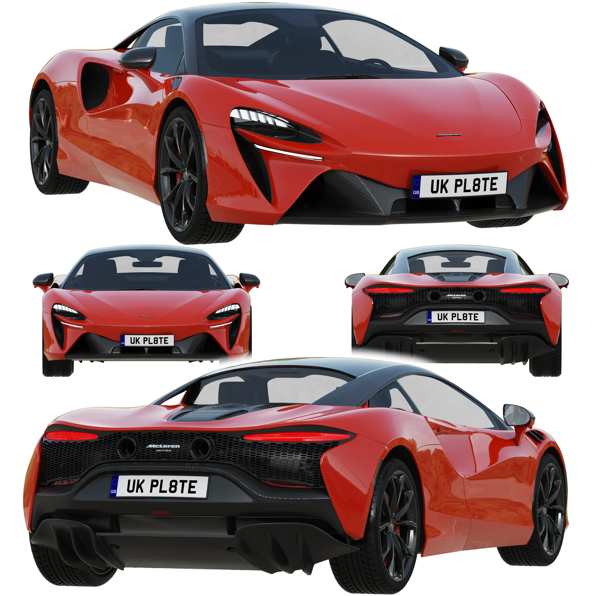 McLaren Artura, 3D model preview 24
