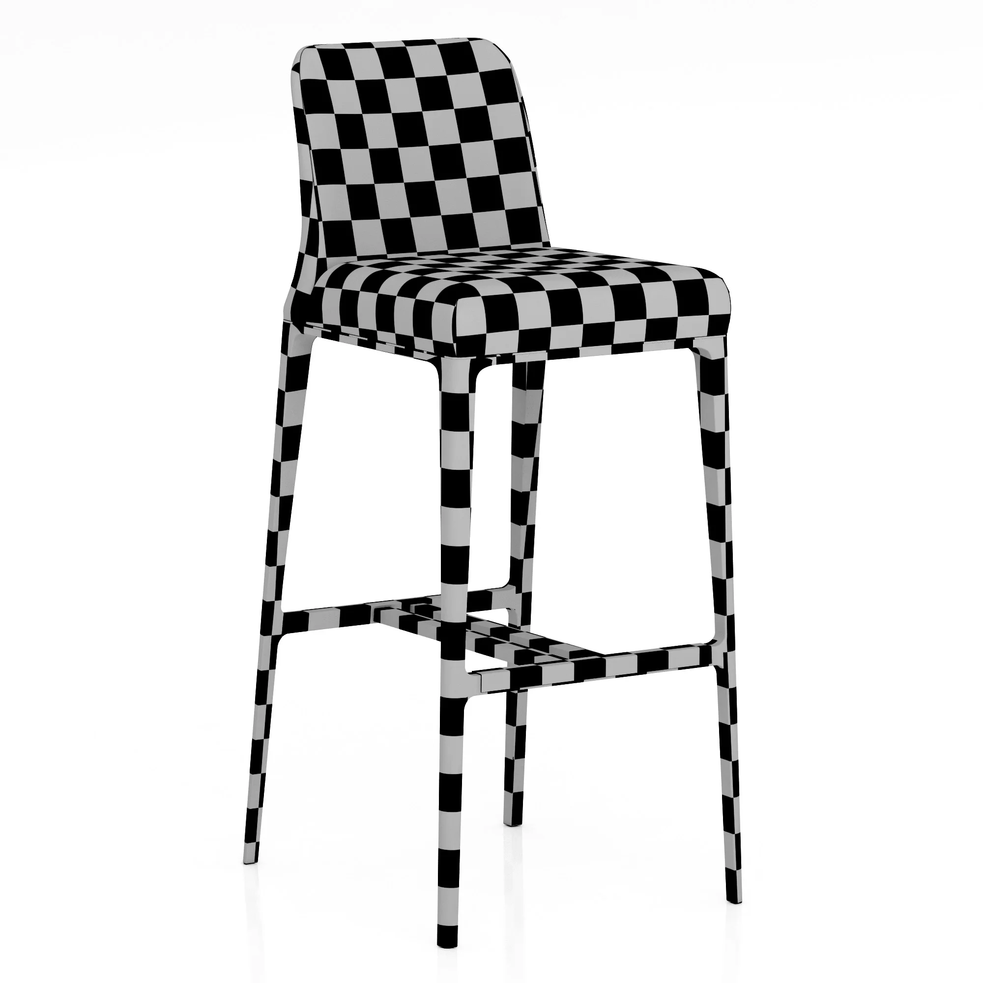 Roche Bobois AIDA BAR STOOL — 3D model preview 9