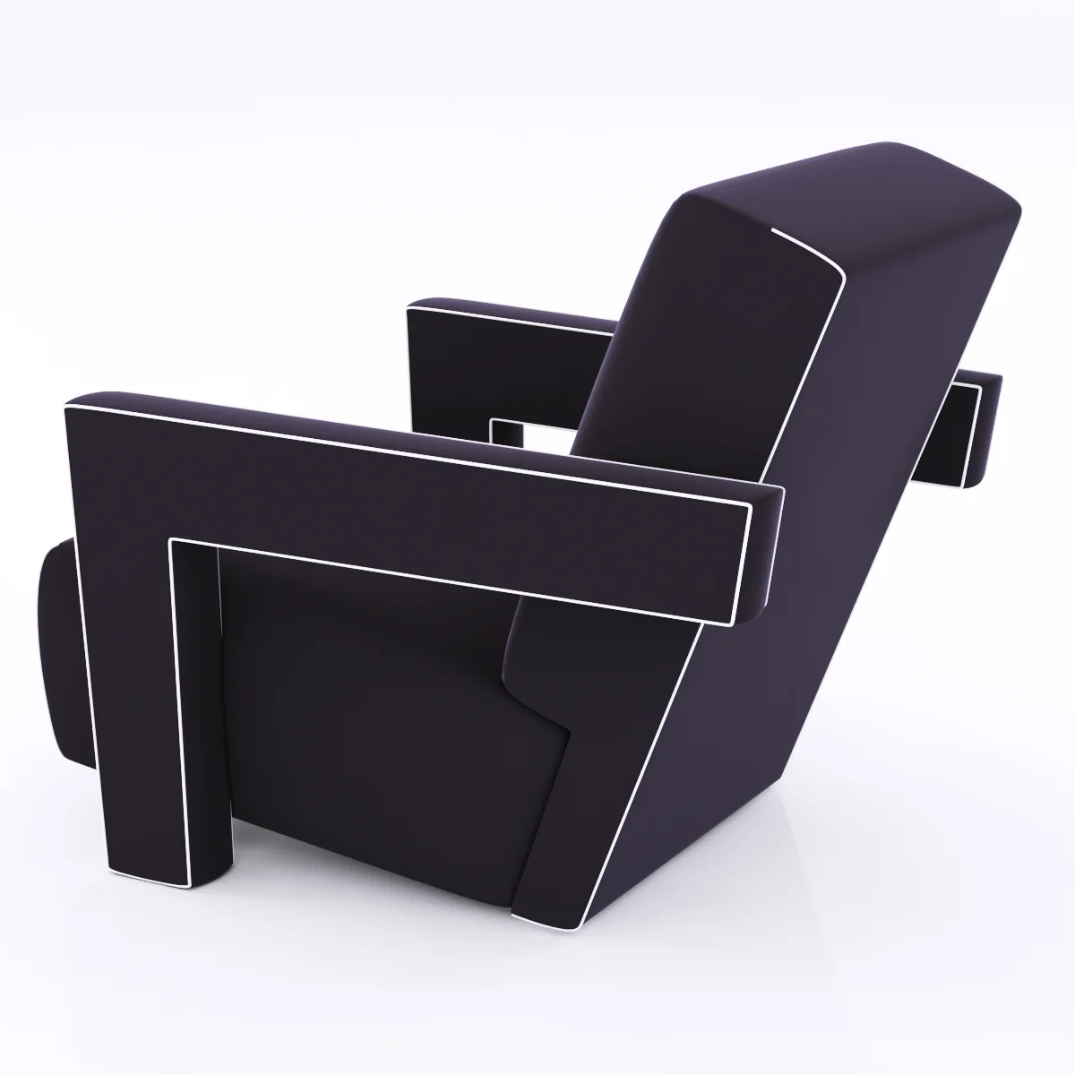 Pair Of Gerrit Thomas Rietveld Chairs — 3D model preview 3